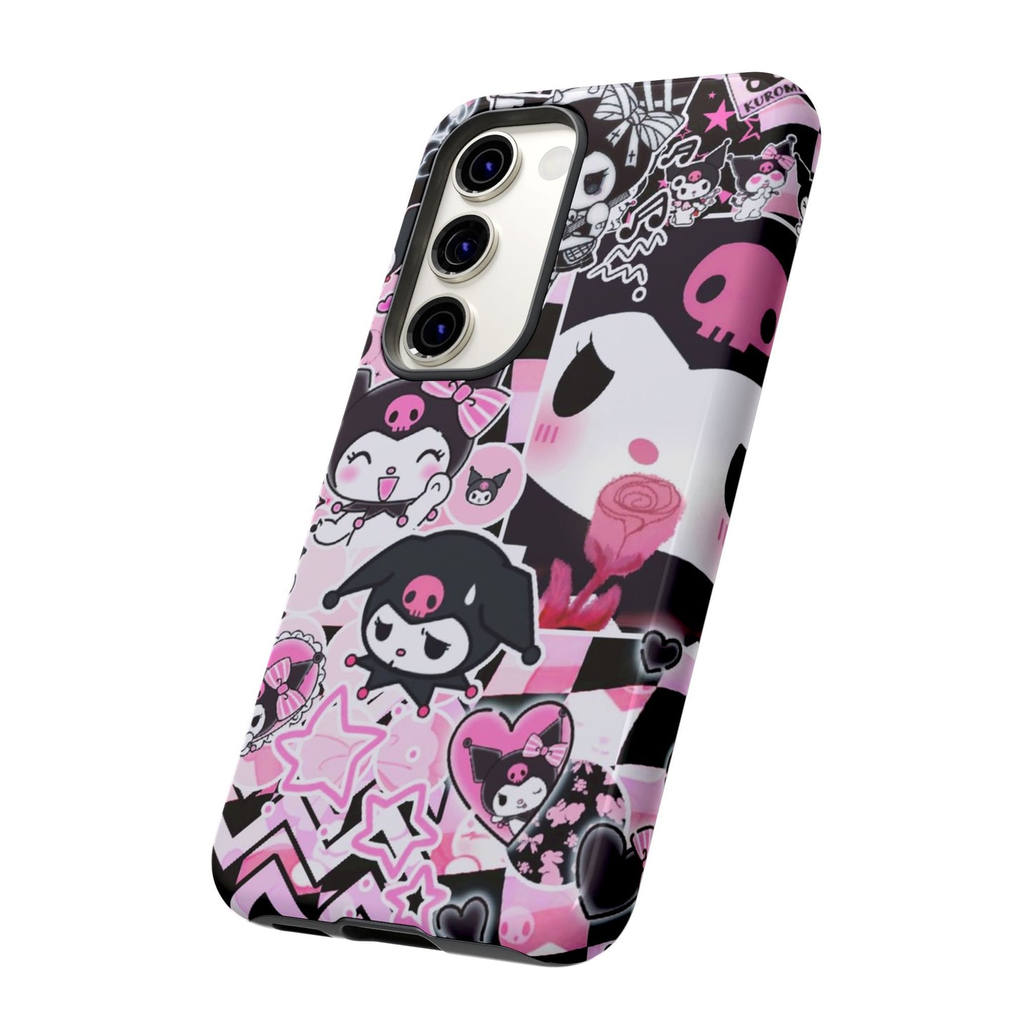 Kuromi Gothic Phone Case, Tough Phone Case, Kawaii Phone Cover, Unique Mobile Accessory, Gifts for Her Kuromi back to school purple kuromi