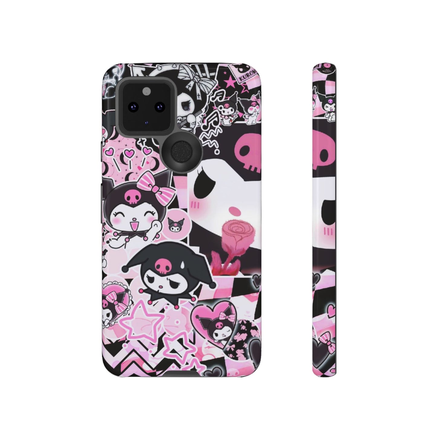 Kuromi Gothic Phone Case, Tough Phone Case, Kawaii Phone Cover, Unique Mobile Accessory, Gifts for Her Kuromi back to school purple kuromi
