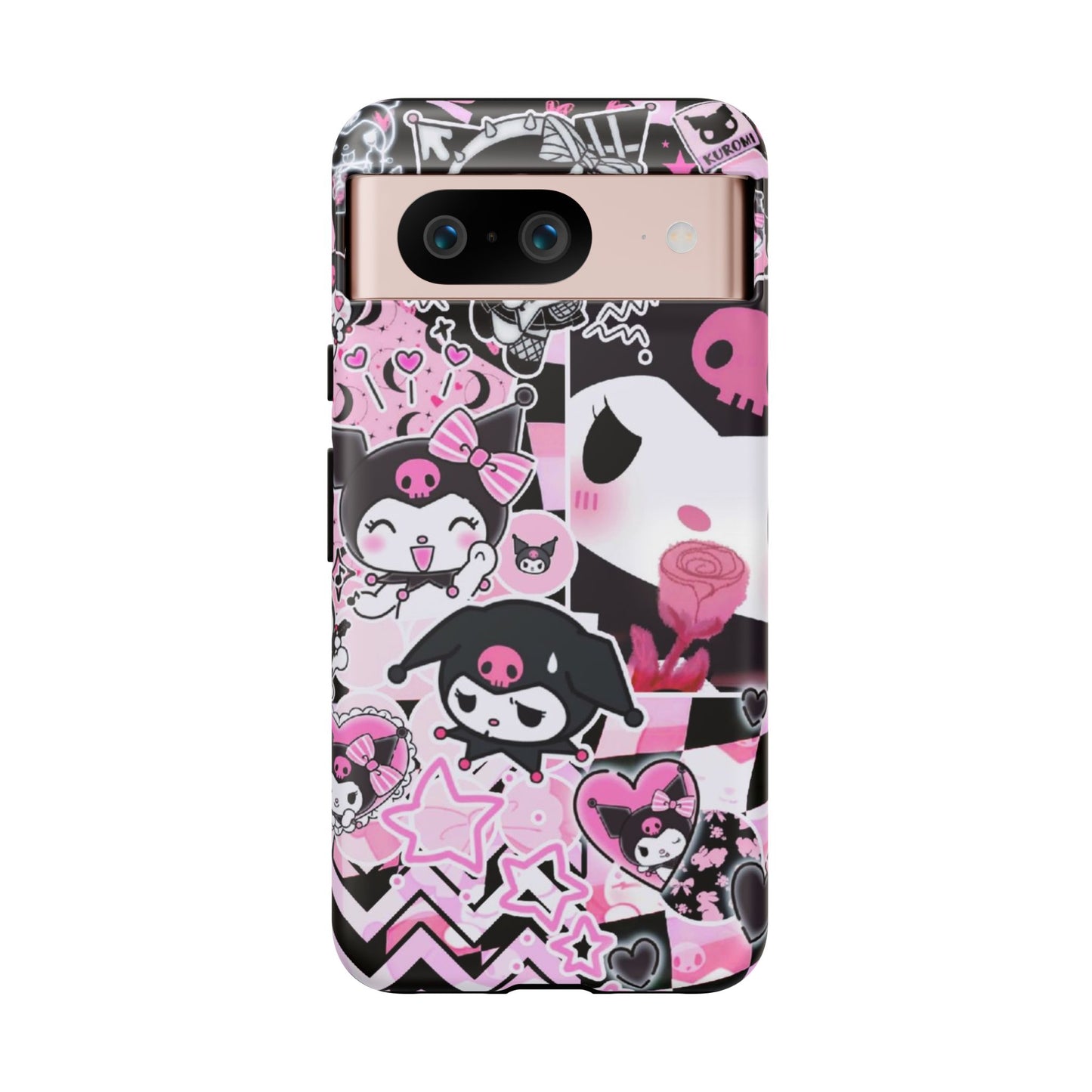 Kuromi Gothic Phone Case, Tough Phone Case, Kawaii Phone Cover, Unique Mobile Accessory, Gifts for Her Kuromi back to school purple kuromi