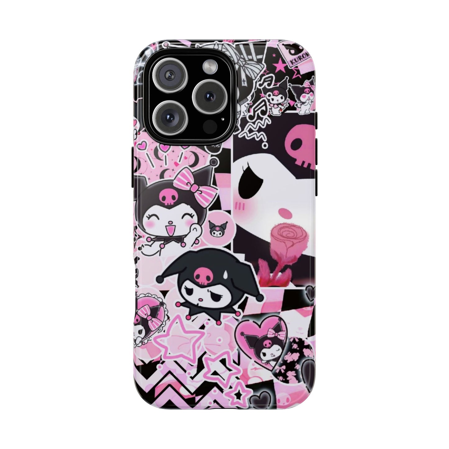 Kuromi Gothic Phone Case, Tough Phone Case, Kawaii Phone Cover, Unique Mobile Accessory, Gifts for Her Kuromi back to school purple kuromi