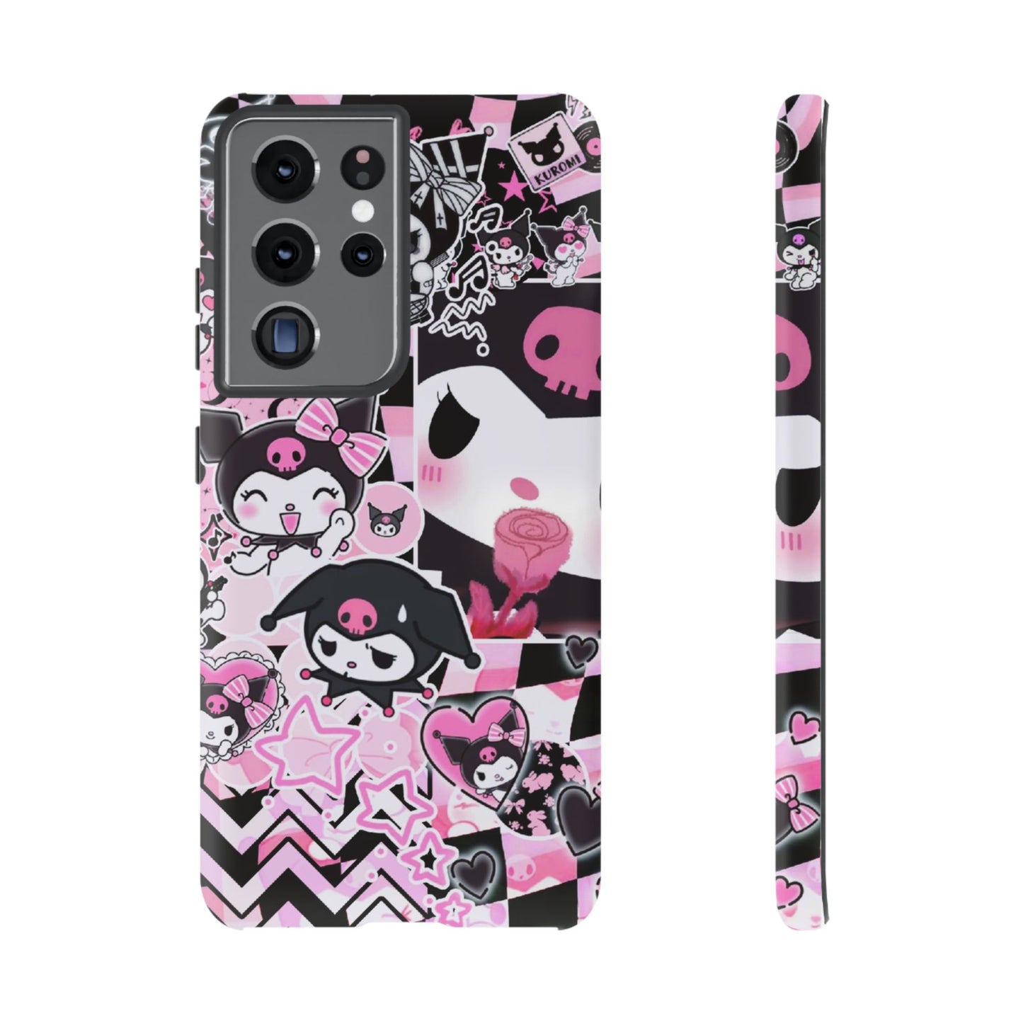 Kuromi Gothic Phone Case, Tough Phone Case, Kawaii Phone Cover, Unique Mobile Accessory, Gifts for Her Kuromi back to school purple kuromi