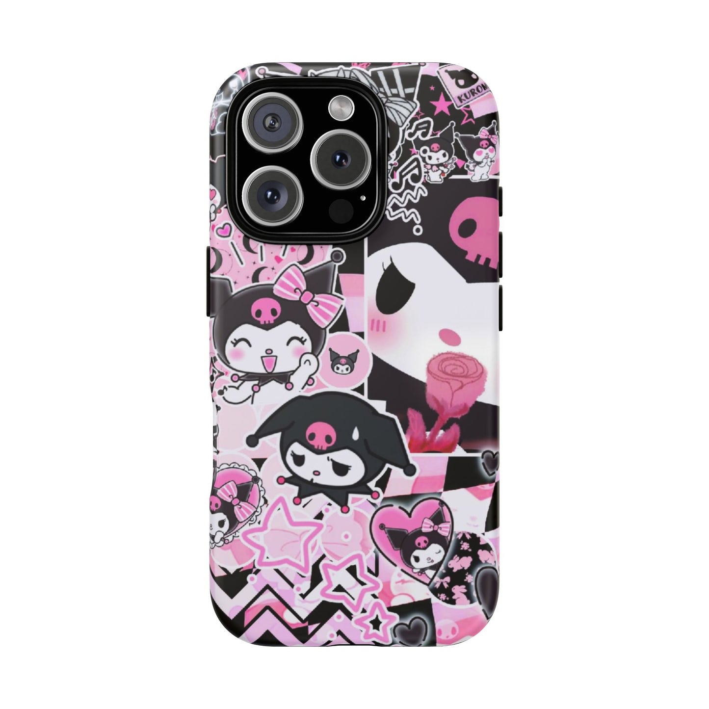 Kuromi Gothic Phone Case, Tough Phone Case, Kawaii Phone Cover, Unique Mobile Accessory, Gifts for Her Kuromi back to school purple kuromi