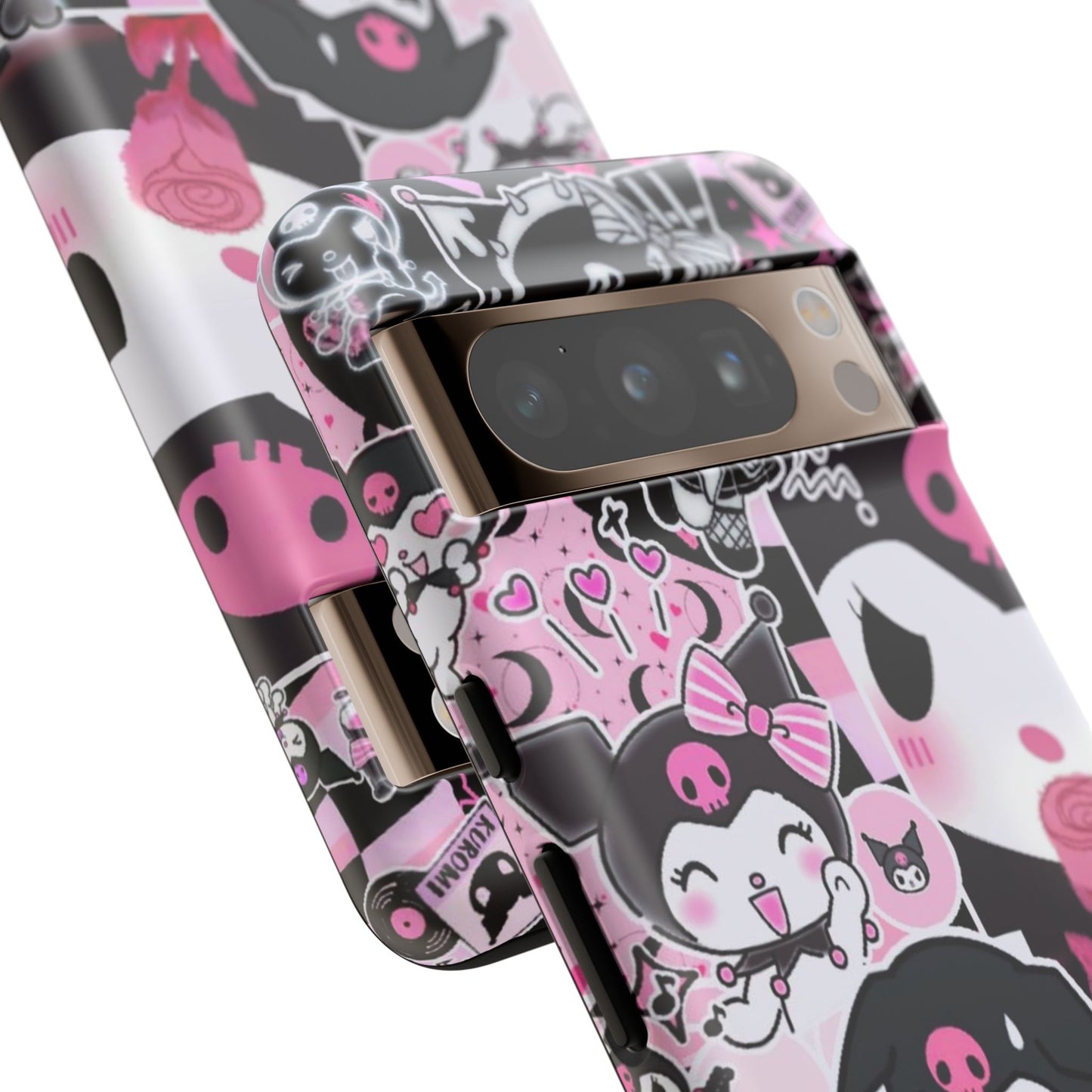 Kuromi Gothic Phone Case, Tough Phone Case, Kawaii Phone Cover, Unique Mobile Accessory, Gifts for Her Kuromi back to school purple kuromi