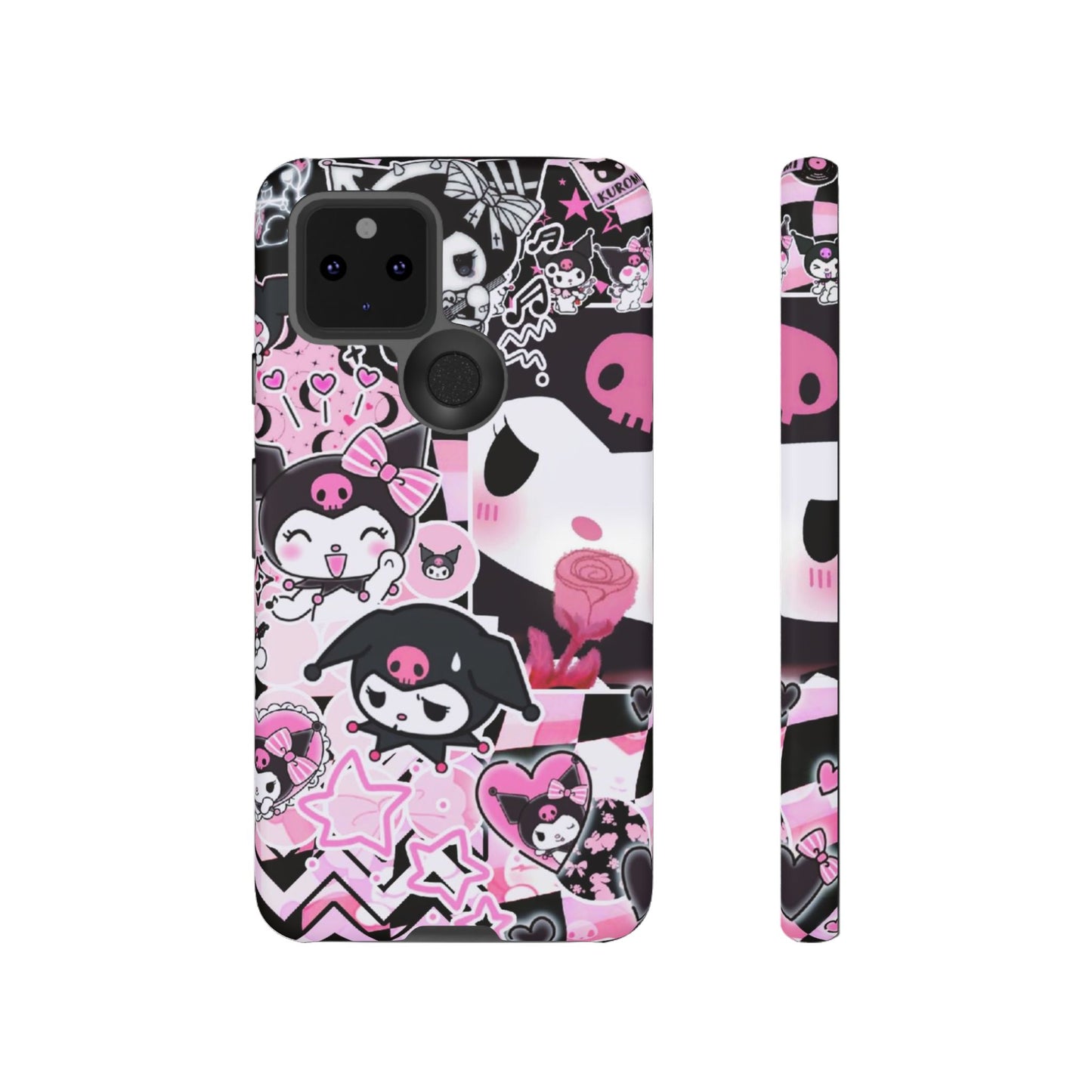 Kuromi Gothic Phone Case, Tough Phone Case, Kawaii Phone Cover, Unique Mobile Accessory, Gifts for Her Kuromi back to school purple kuromi