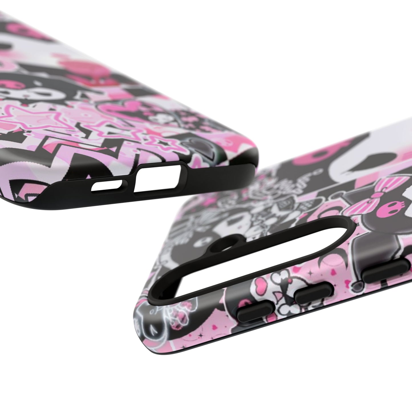 Kuromi Gothic Phone Case, Tough Phone Case, Kawaii Phone Cover, Unique Mobile Accessory, Gifts for Her Kuromi back to school purple kuromi