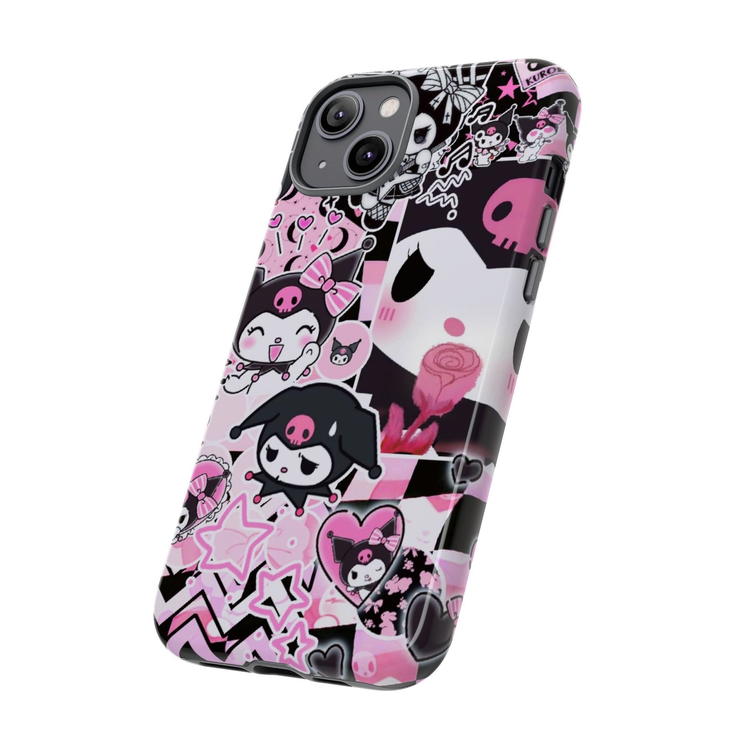 Kuromi Gothic Phone Case, Tough Phone Case, Kawaii Phone Cover, Unique Mobile Accessory, Gifts for Her Kuromi back to school purple kuromi