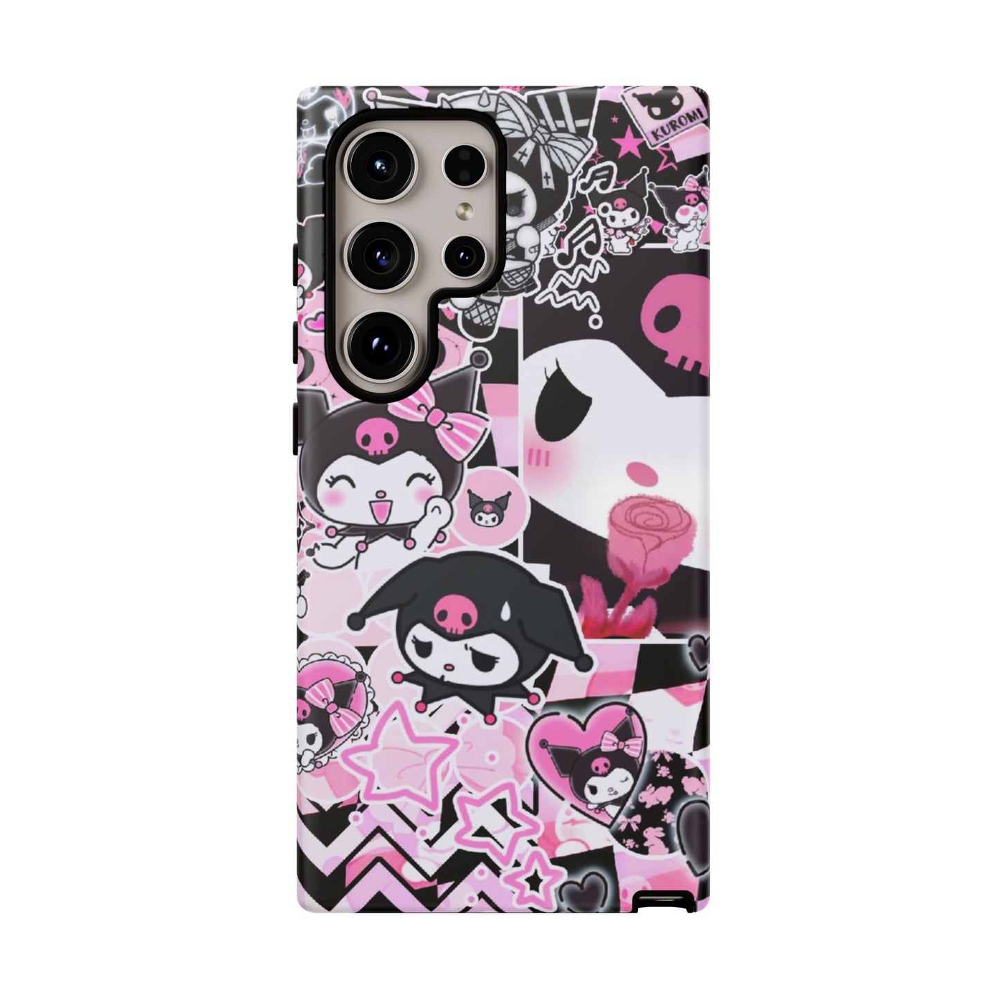 Kuromi Gothic Phone Case, Tough Phone Case, Kawaii Phone Cover, Unique Mobile Accessory, Gifts for Her Kuromi back to school purple kuromi