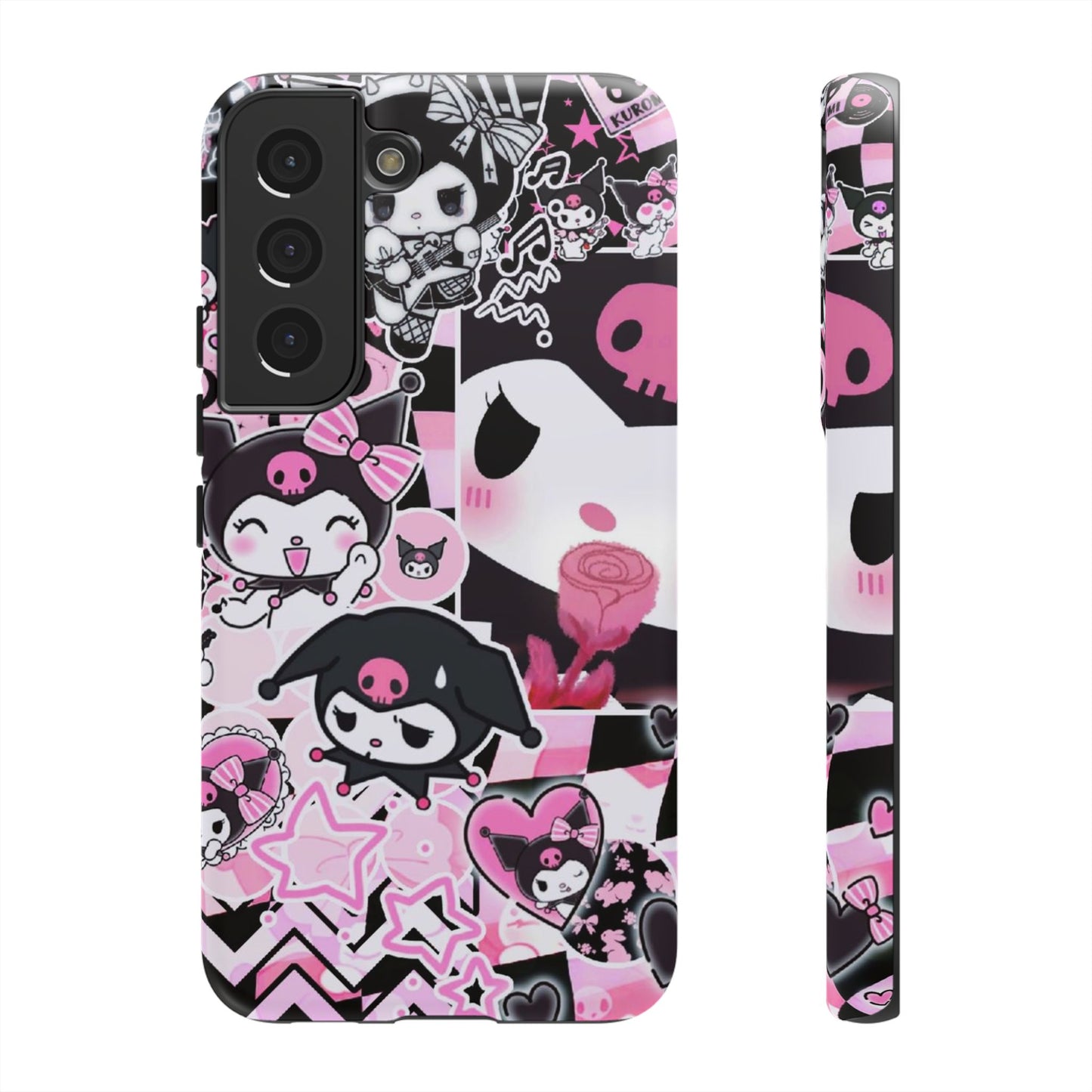 Kuromi Gothic Phone Case, Tough Phone Case, Kawaii Phone Cover, Unique Mobile Accessory, Gifts for Her Kuromi back to school purple kuromi