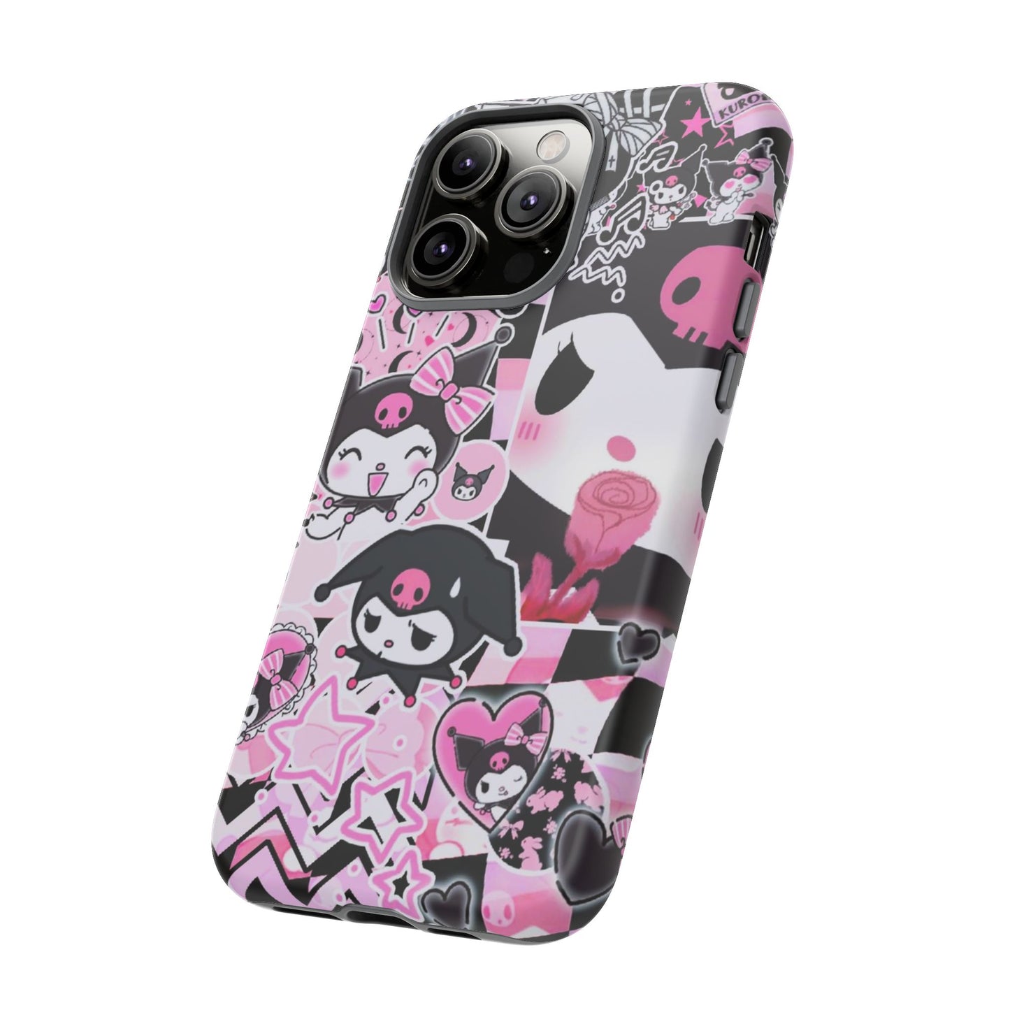 Kuromi Gothic Phone Case, Tough Phone Case, Kawaii Phone Cover, Unique Mobile Accessory, Gifts for Her Kuromi back to school purple kuromi
