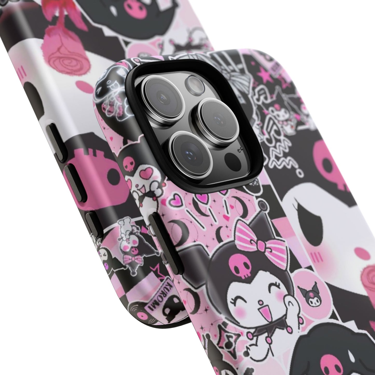 Kuromi Gothic Phone Case, Tough Phone Case, Kawaii Phone Cover, Unique Mobile Accessory, Gifts for Her Kuromi back to school purple kuromi