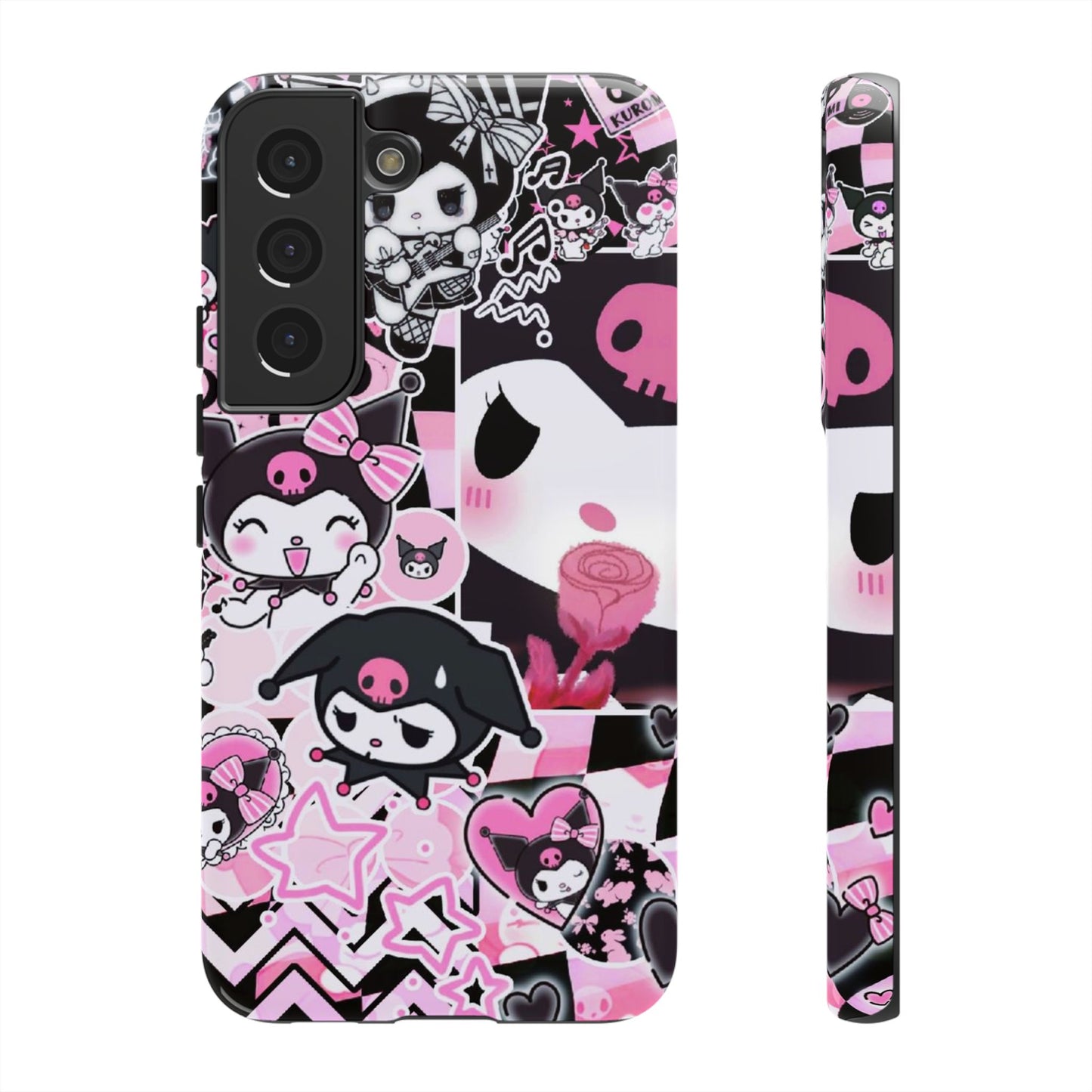 Kuromi Gothic Phone Case, Tough Phone Case, Kawaii Phone Cover, Unique Mobile Accessory, Gifts for Her Kuromi back to school purple kuromi