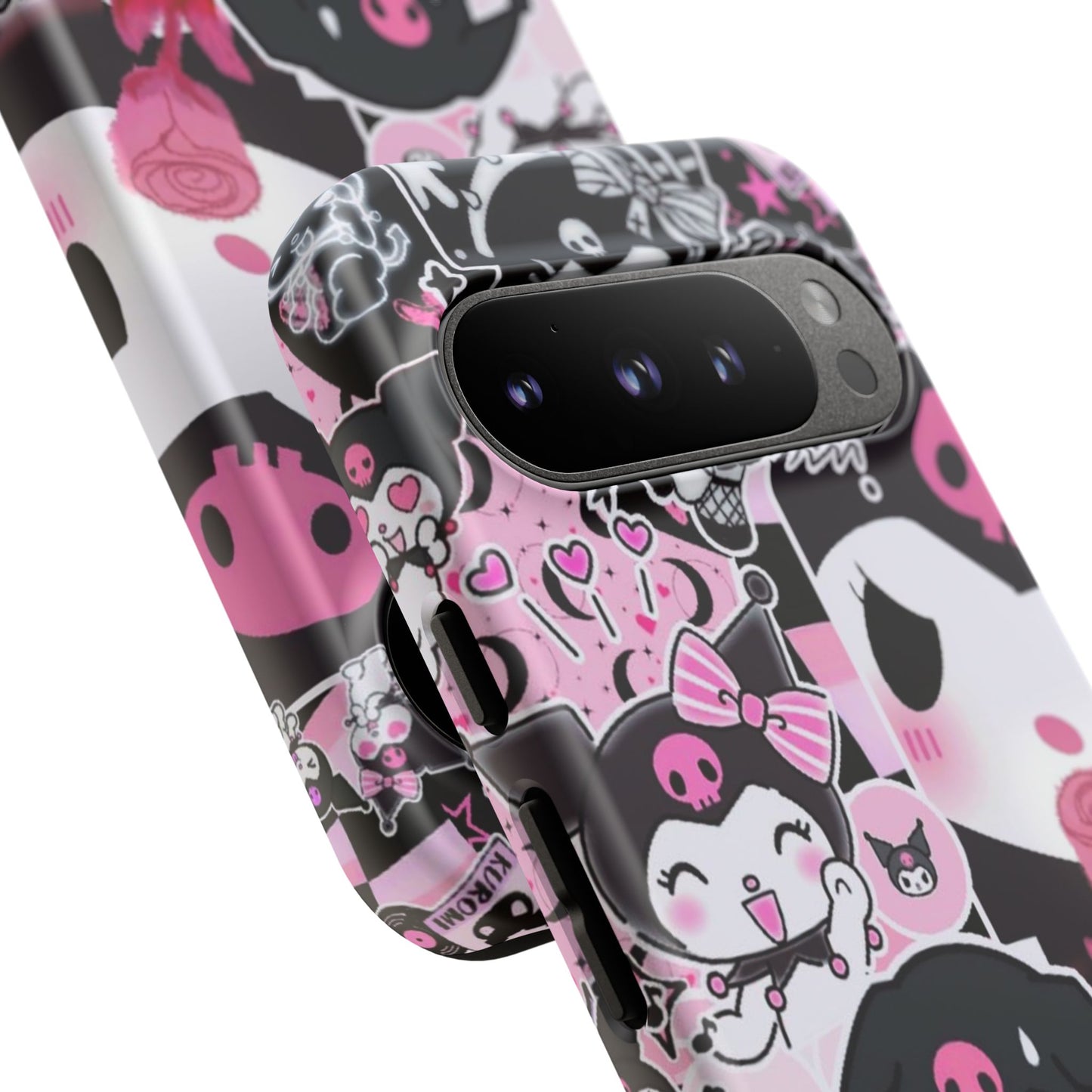Kuromi Gothic Phone Case, Tough Phone Case, Kawaii Phone Cover, Unique Mobile Accessory, Gifts for Her Kuromi back to school purple kuromi