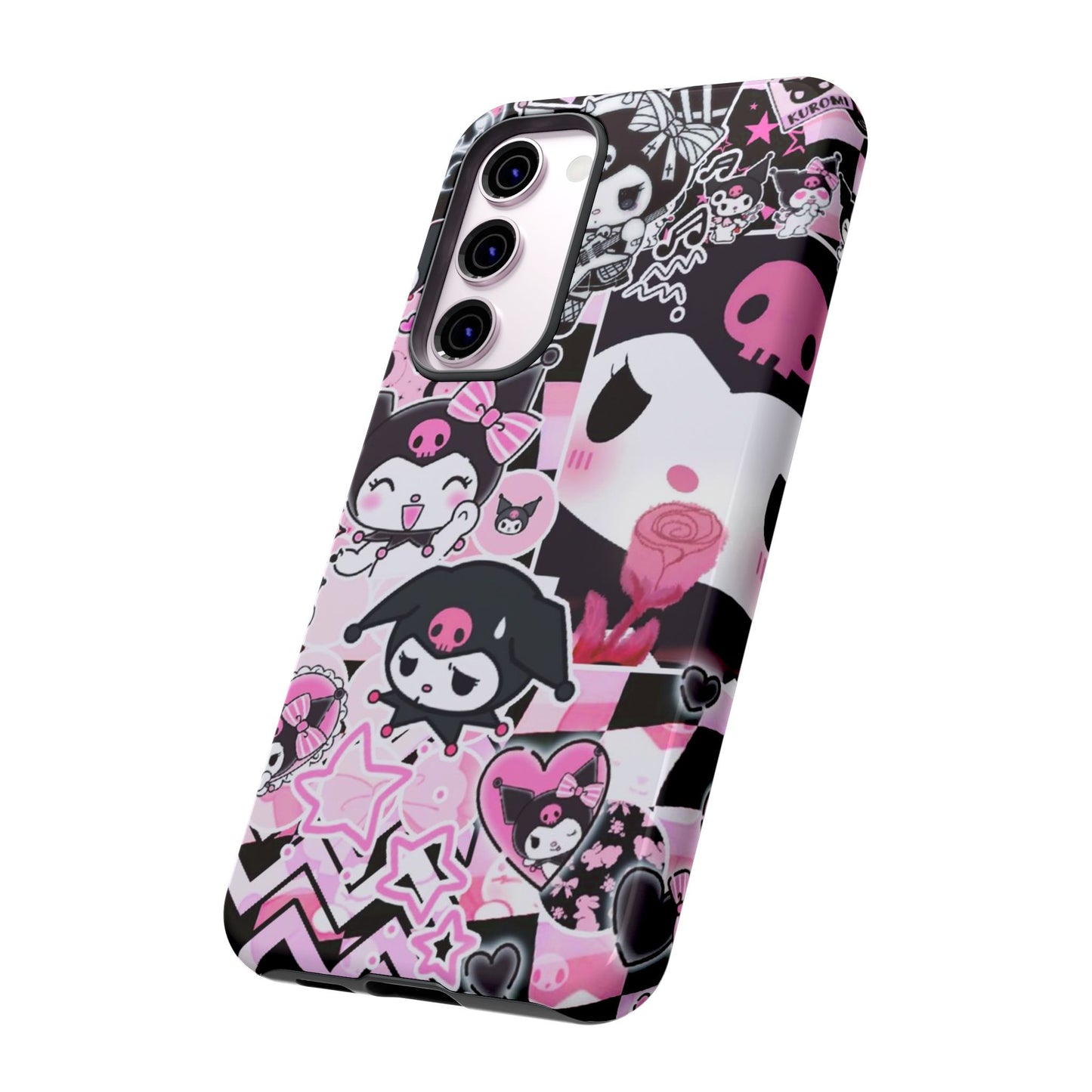 Kuromi Gothic Phone Case, Tough Phone Case, Kawaii Phone Cover, Unique Mobile Accessory, Gifts for Her Kuromi back to school purple kuromi