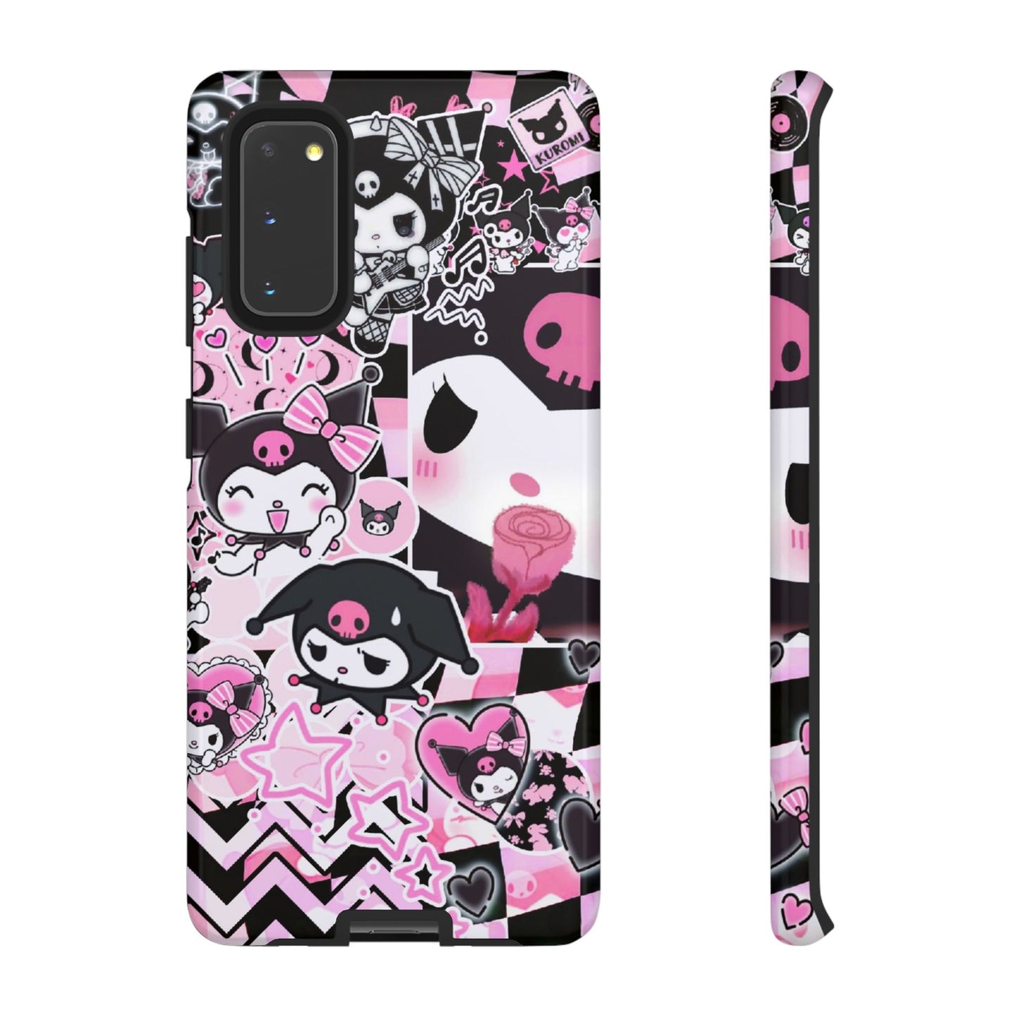 Kuromi Gothic Phone Case, Tough Phone Case, Kawaii Phone Cover, Unique Mobile Accessory, Gifts for Her Kuromi back to school purple kuromi