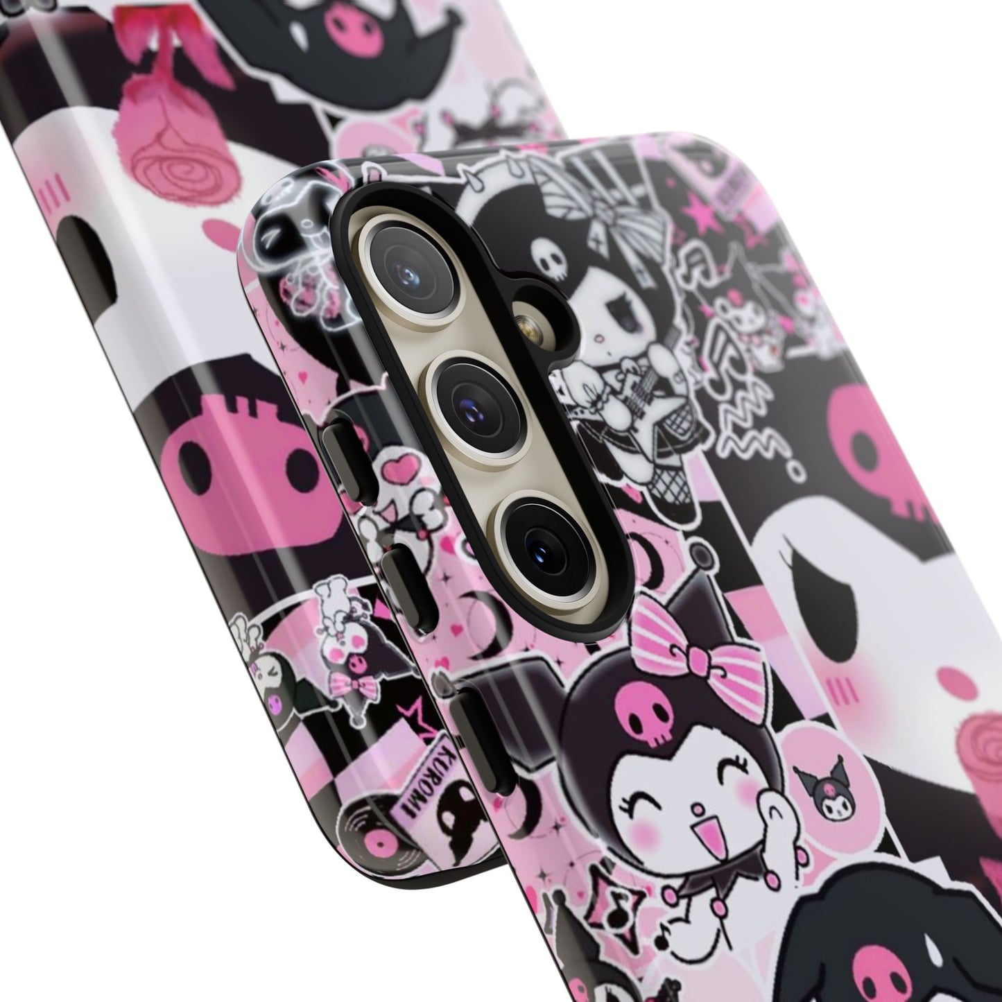 Kuromi Gothic Phone Case, Tough Phone Case, Kawaii Phone Cover, Unique Mobile Accessory, Gifts for Her Kuromi back to school purple kuromi