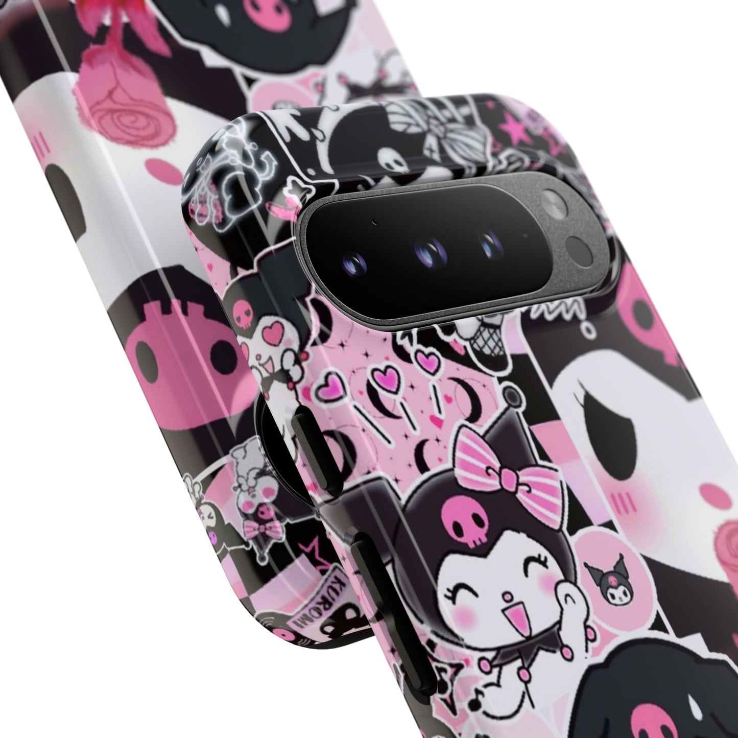 Kuromi Gothic Phone Case, Tough Phone Case, Kawaii Phone Cover, Unique Mobile Accessory, Gifts for Her Kuromi back to school purple kuromi