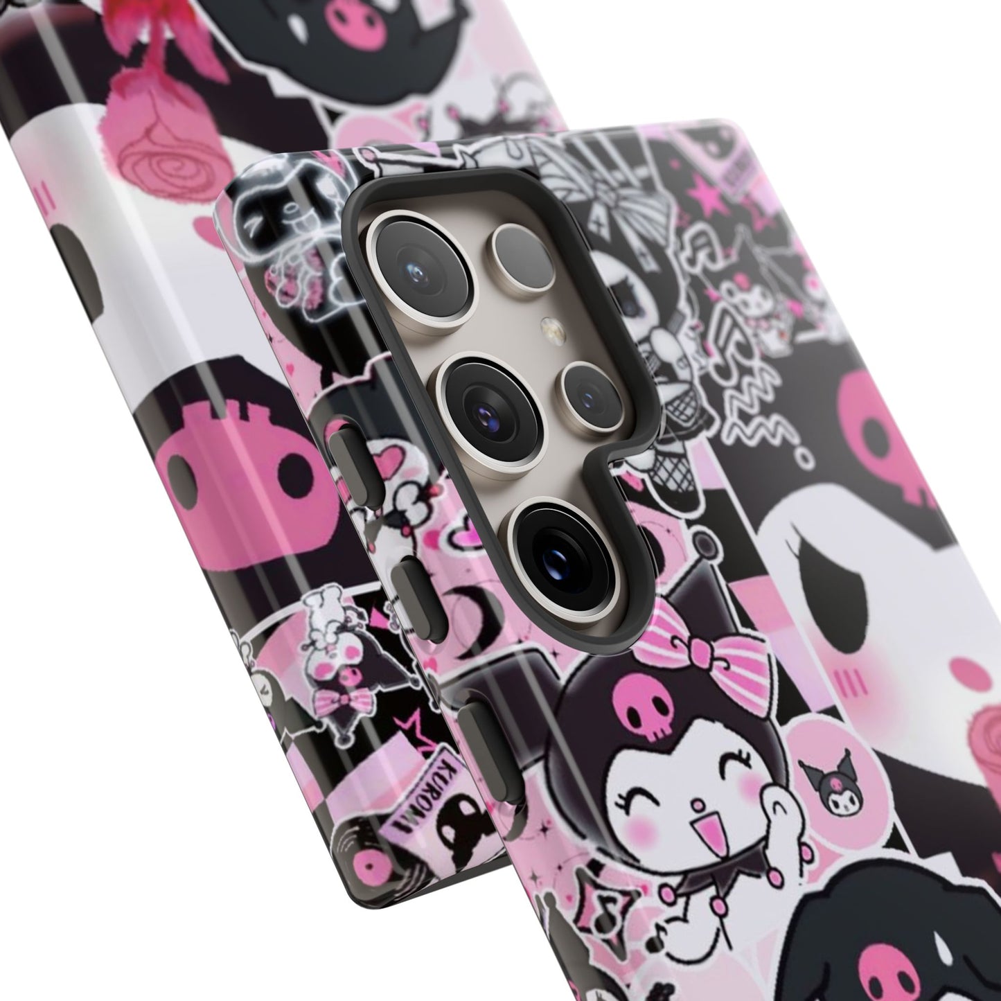 Kuromi Gothic Phone Case, Tough Phone Case, Kawaii Phone Cover, Unique Mobile Accessory, Gifts for Her Kuromi back to school purple kuromi