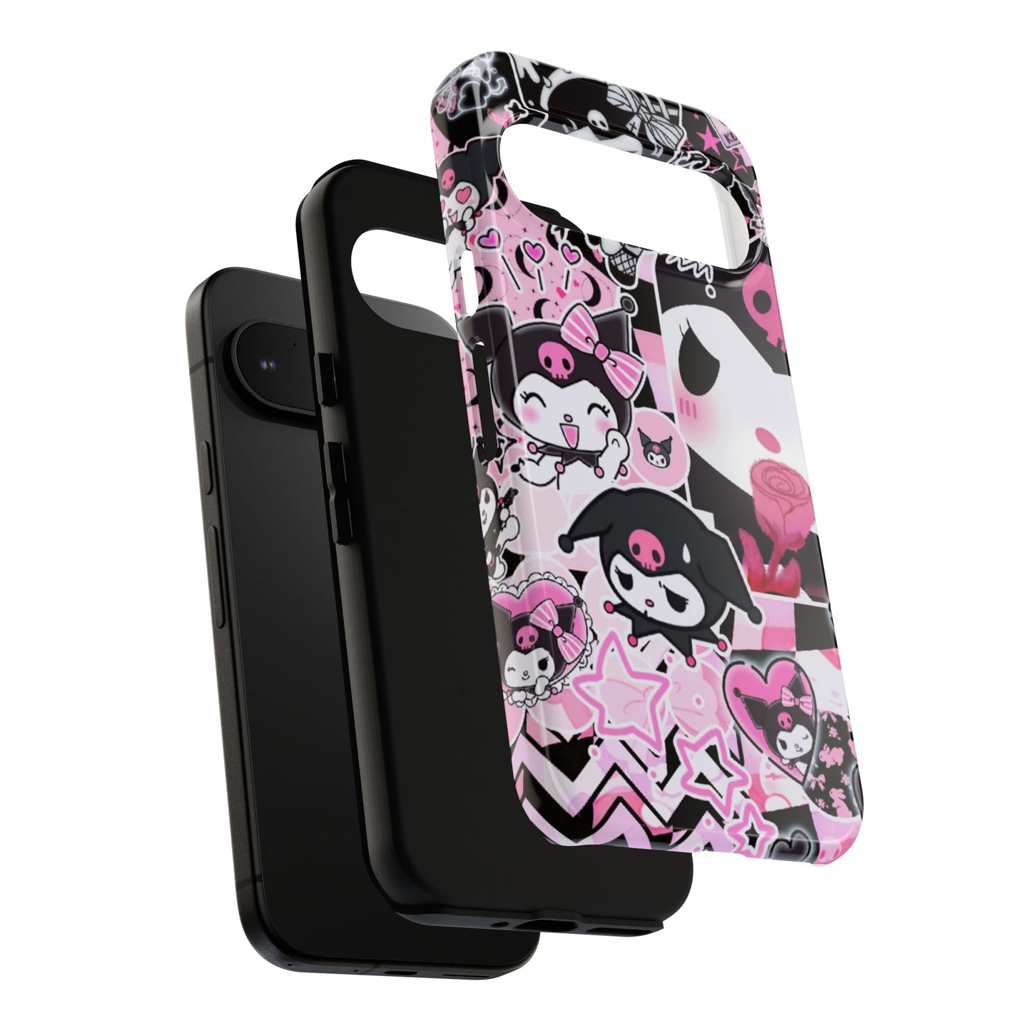 Kuromi Gothic Phone Case, Tough Phone Case, Kawaii Phone Cover, Unique Mobile Accessory, Gifts for Her Kuromi back to school purple kuromi