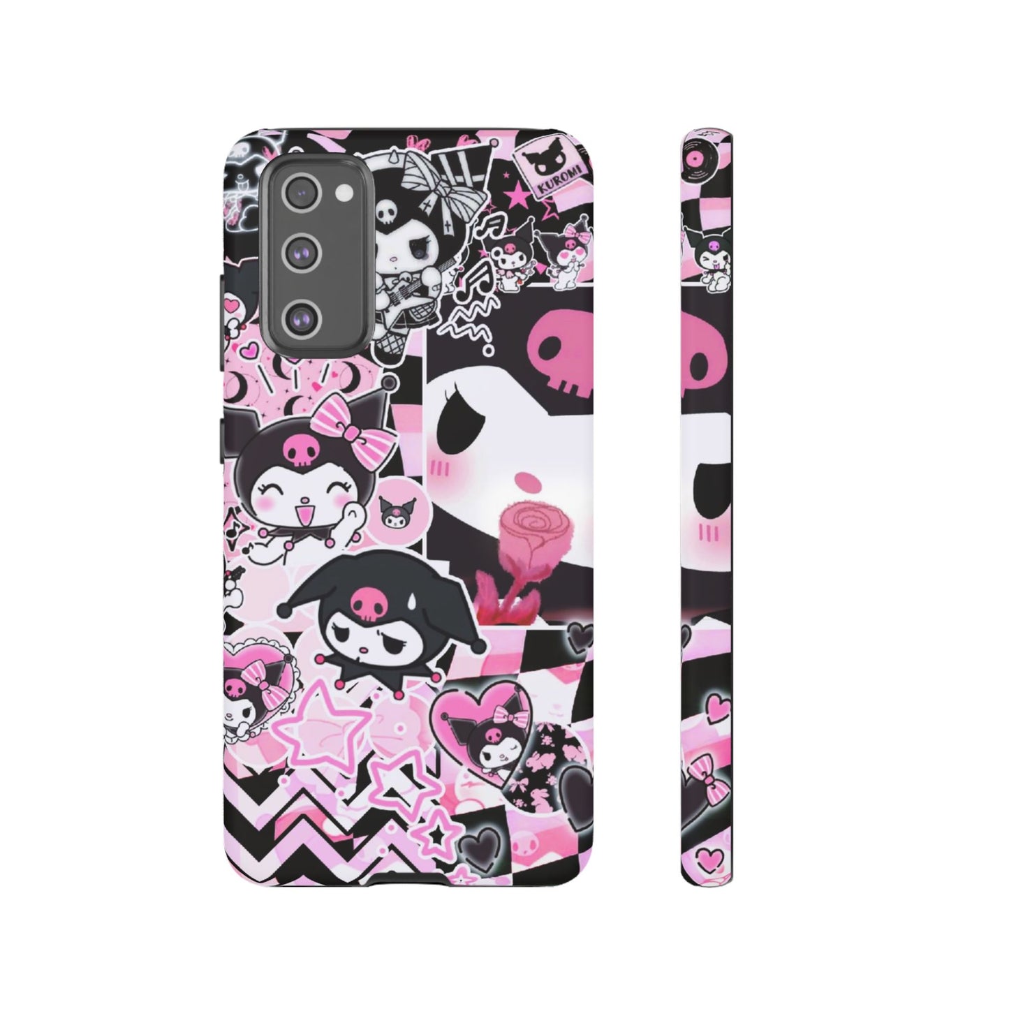 Kuromi Gothic Phone Case, Tough Phone Case, Kawaii Phone Cover, Unique Mobile Accessory, Gifts for Her Kuromi back to school purple kuromi