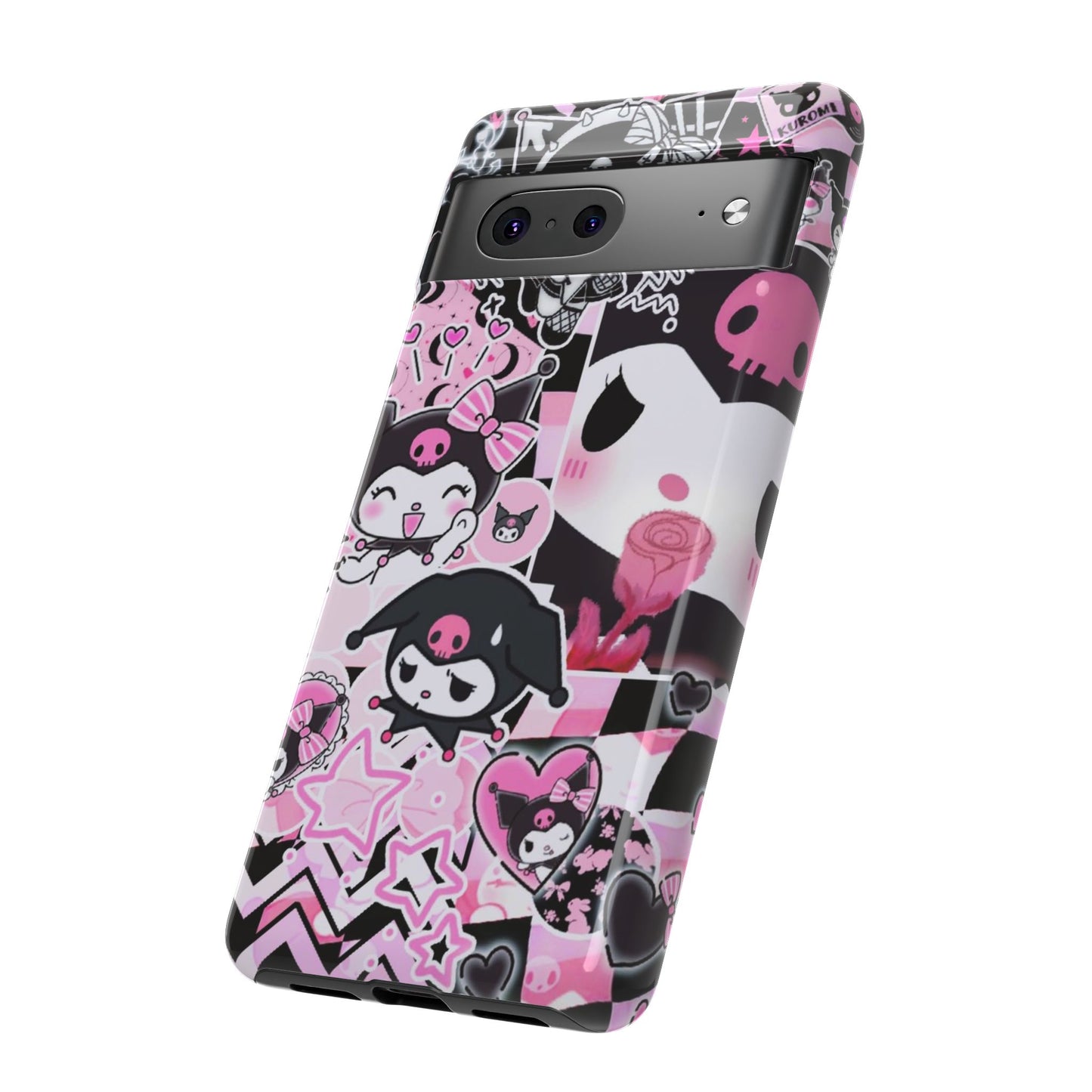 Kuromi Gothic Phone Case, Tough Phone Case, Kawaii Phone Cover, Unique Mobile Accessory, Gifts for Her Kuromi back to school purple kuromi
