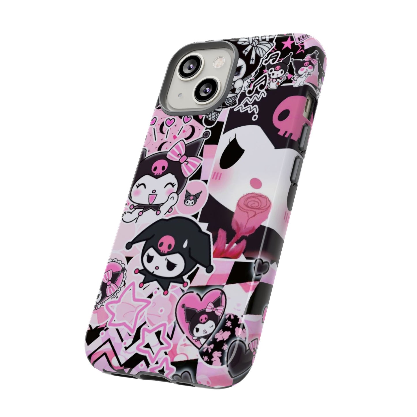 Kuromi Gothic Phone Case, Tough Phone Case, Kawaii Phone Cover, Unique Mobile Accessory, Gifts for Her Kuromi back to school purple kuromi