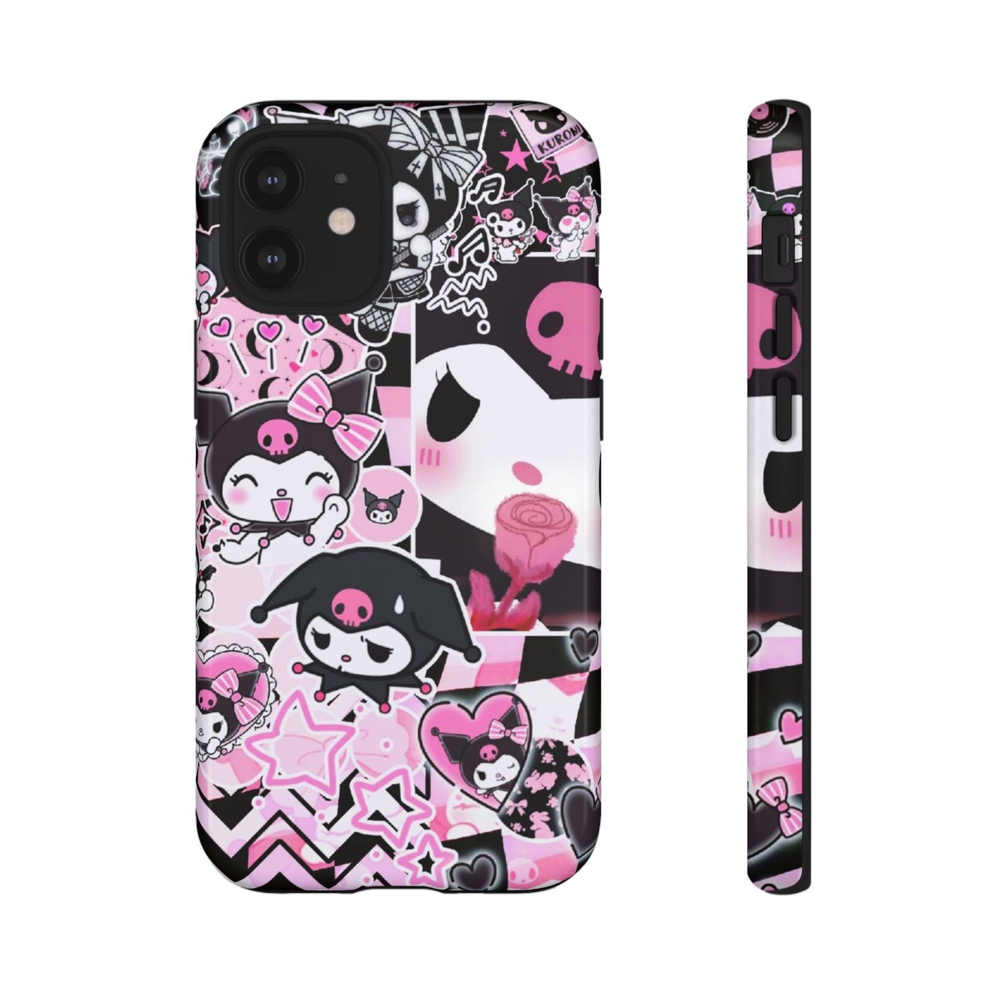 Kuromi Gothic Phone Case, Tough Phone Case, Kawaii Phone Cover, Unique Mobile Accessory, Gifts for Her Kuromi back to school purple kuromi