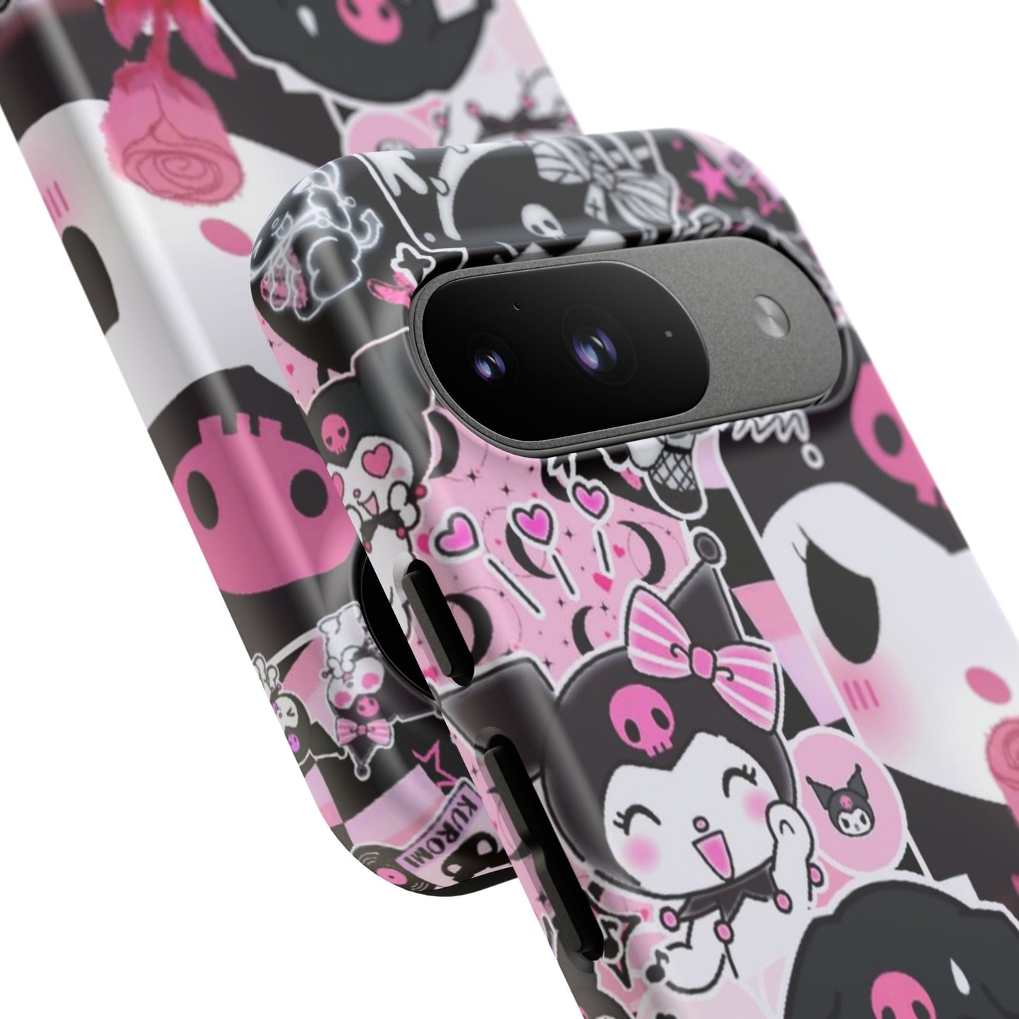 Kuromi Gothic Phone Case, Tough Phone Case, Kawaii Phone Cover, Unique Mobile Accessory, Gifts for Her Kuromi back to school purple kuromi