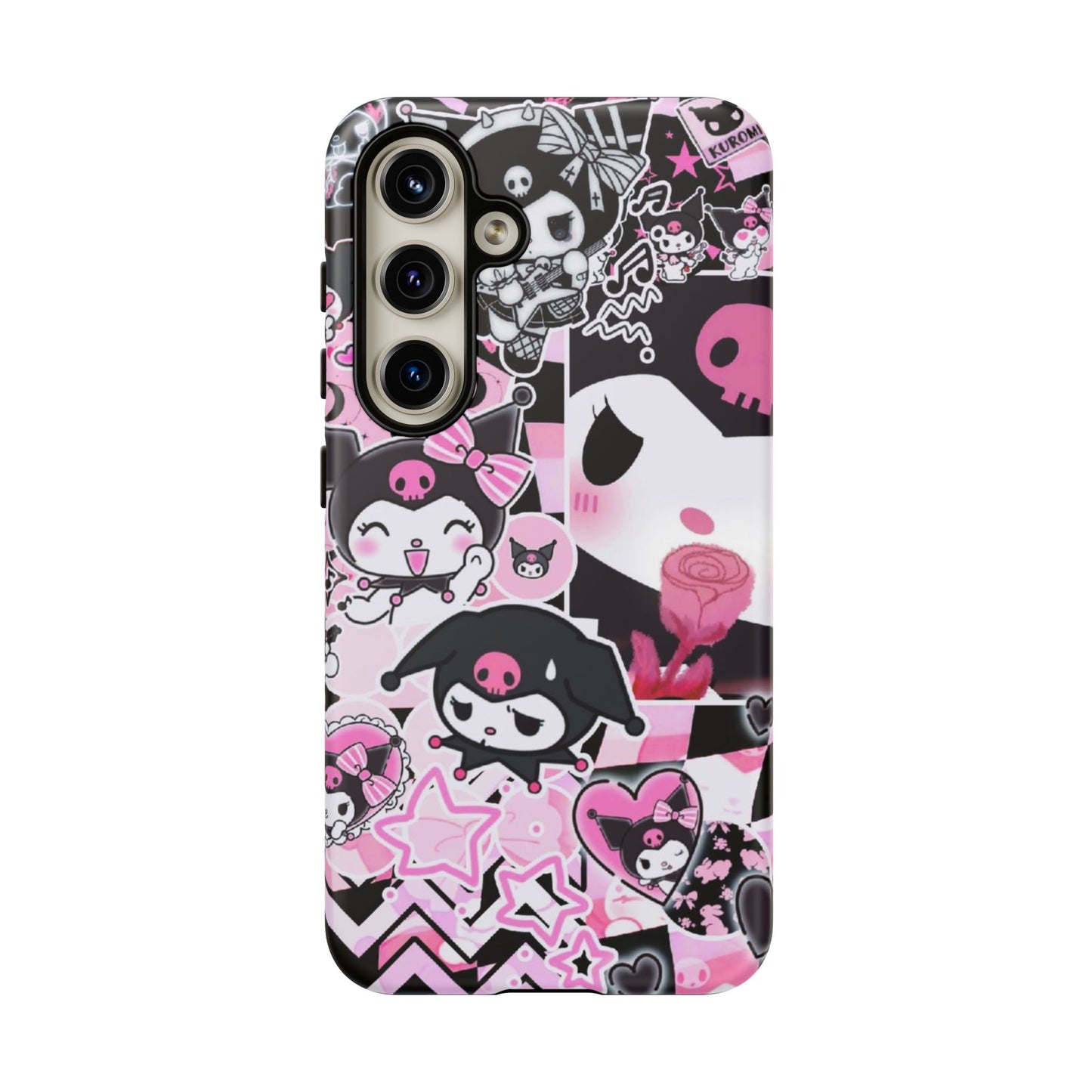 Kuromi Gothic Phone Case, Tough Phone Case, Kawaii Phone Cover, Unique Mobile Accessory, Gifts for Her Kuromi back to school purple kuromi