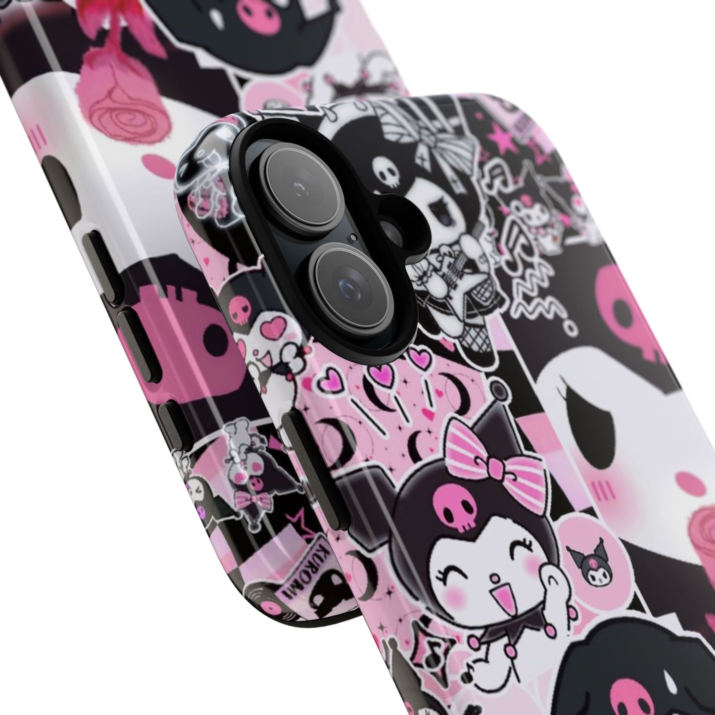 Kuromi Gothic Phone Case, Tough Phone Case, Kawaii Phone Cover, Unique Mobile Accessory, Gifts for Her Kuromi back to school purple kuromi