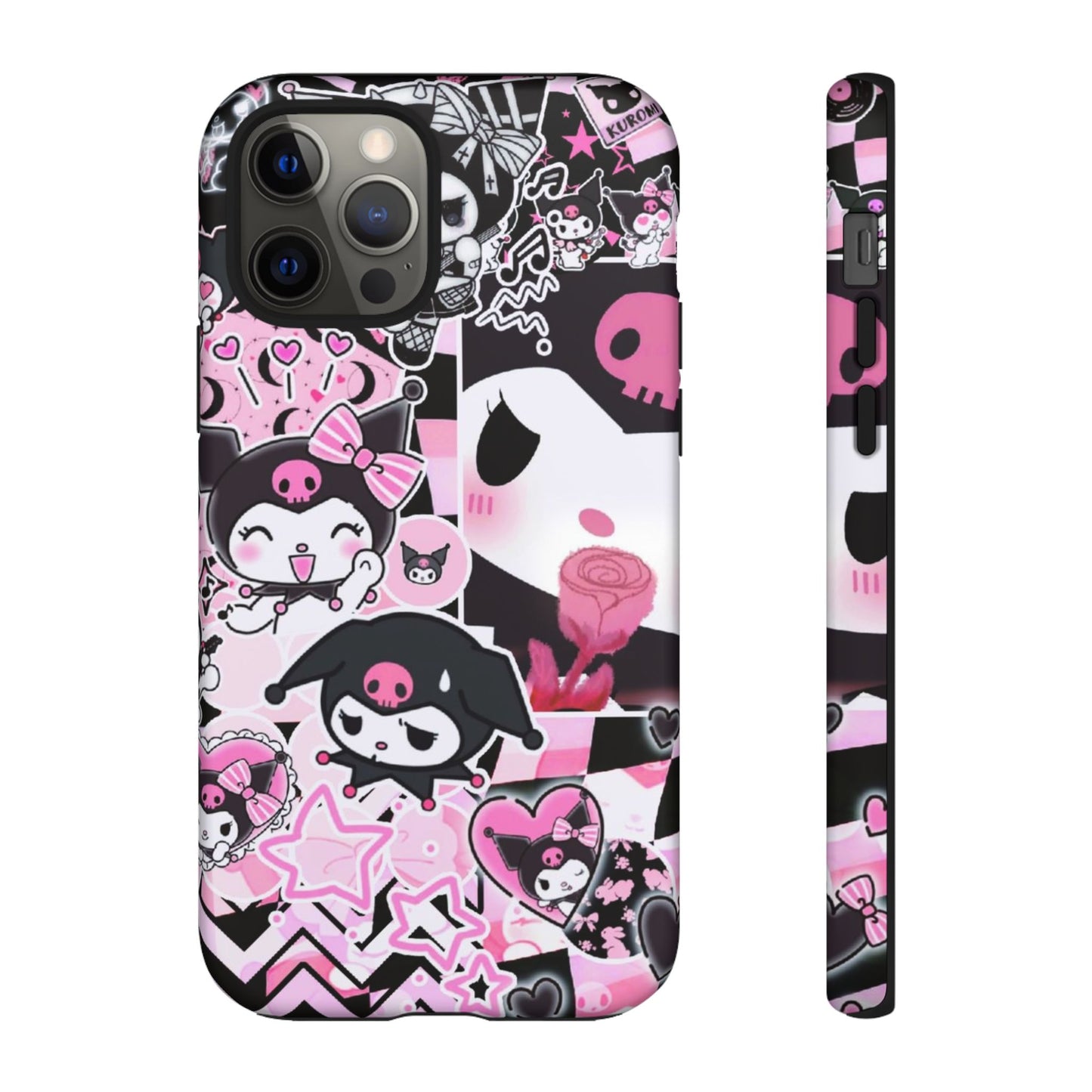 Kuromi Gothic Phone Case, Tough Phone Case, Kawaii Phone Cover, Unique Mobile Accessory, Gifts for Her Kuromi back to school purple kuromi