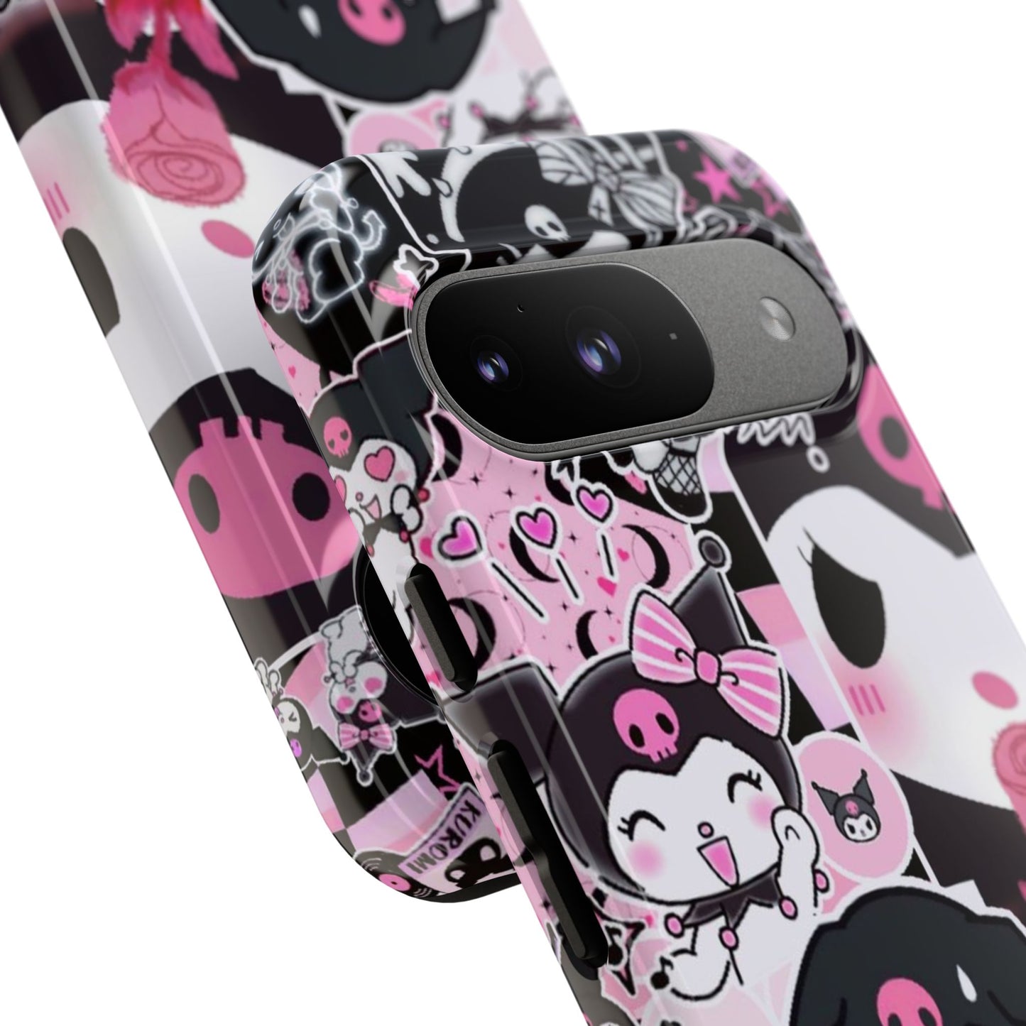 Kuromi Gothic Phone Case, Tough Phone Case, Kawaii Phone Cover, Unique Mobile Accessory, Gifts for Her Kuromi back to school purple kuromi