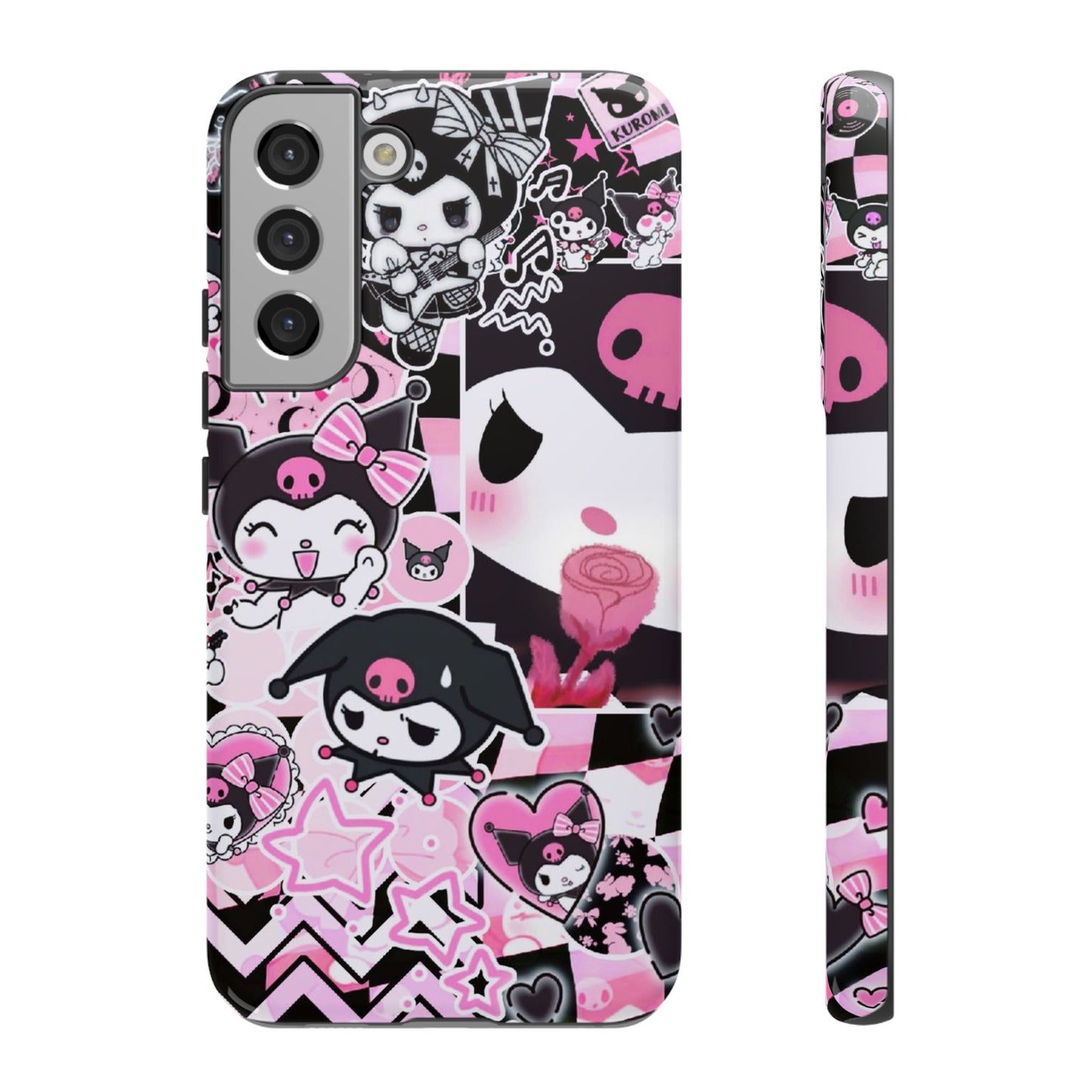 Kuromi Gothic Phone Case, Tough Phone Case, Kawaii Phone Cover, Unique Mobile Accessory, Gifts for Her Kuromi back to school purple kuromi
