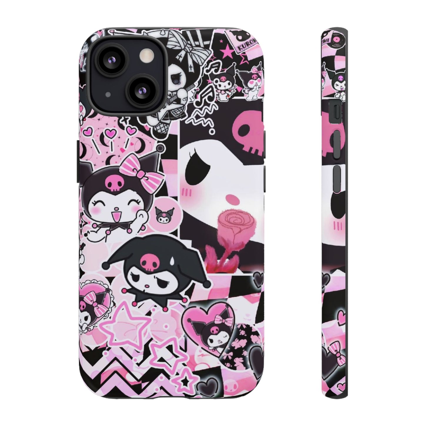 Kuromi Gothic Phone Case, Tough Phone Case, Kawaii Phone Cover, Unique Mobile Accessory, Gifts for Her Kuromi back to school purple kuromi