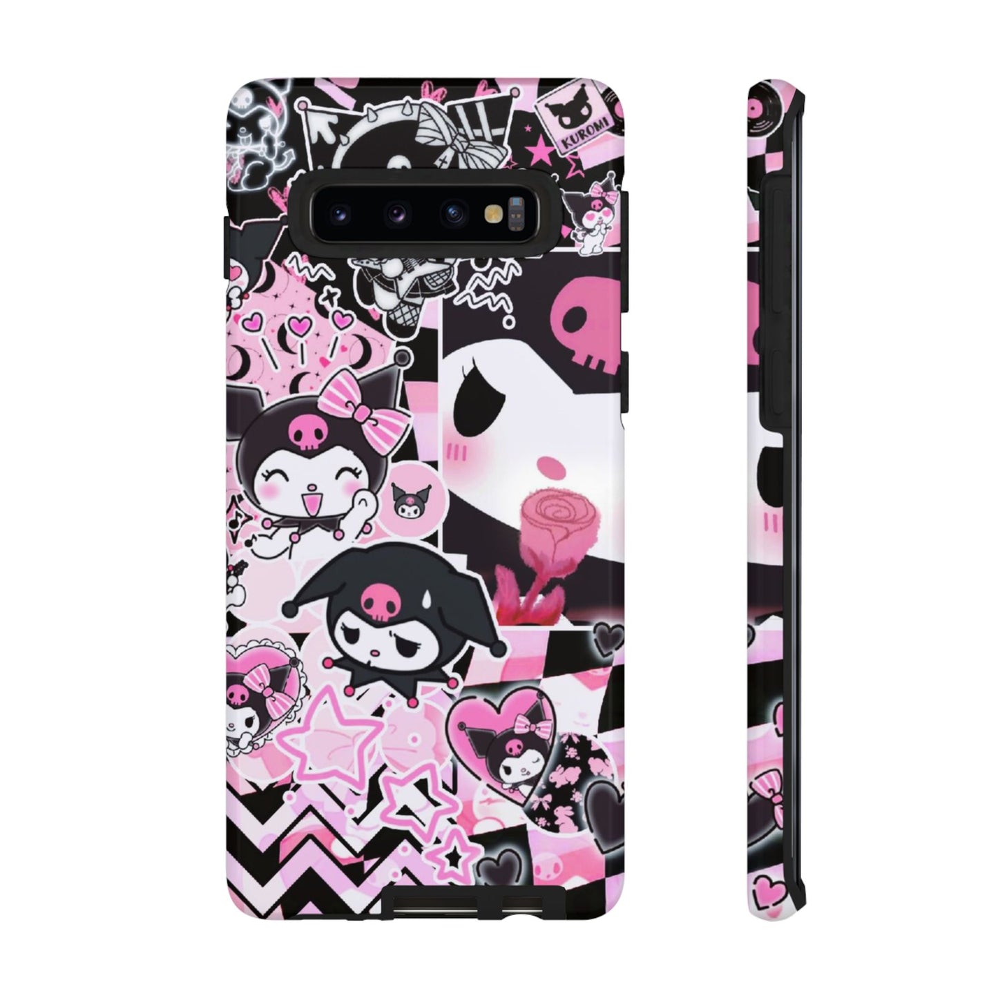 Kuromi Gothic Phone Case, Tough Phone Case, Kawaii Phone Cover, Unique Mobile Accessory, Gifts for Her Kuromi back to school purple kuromi