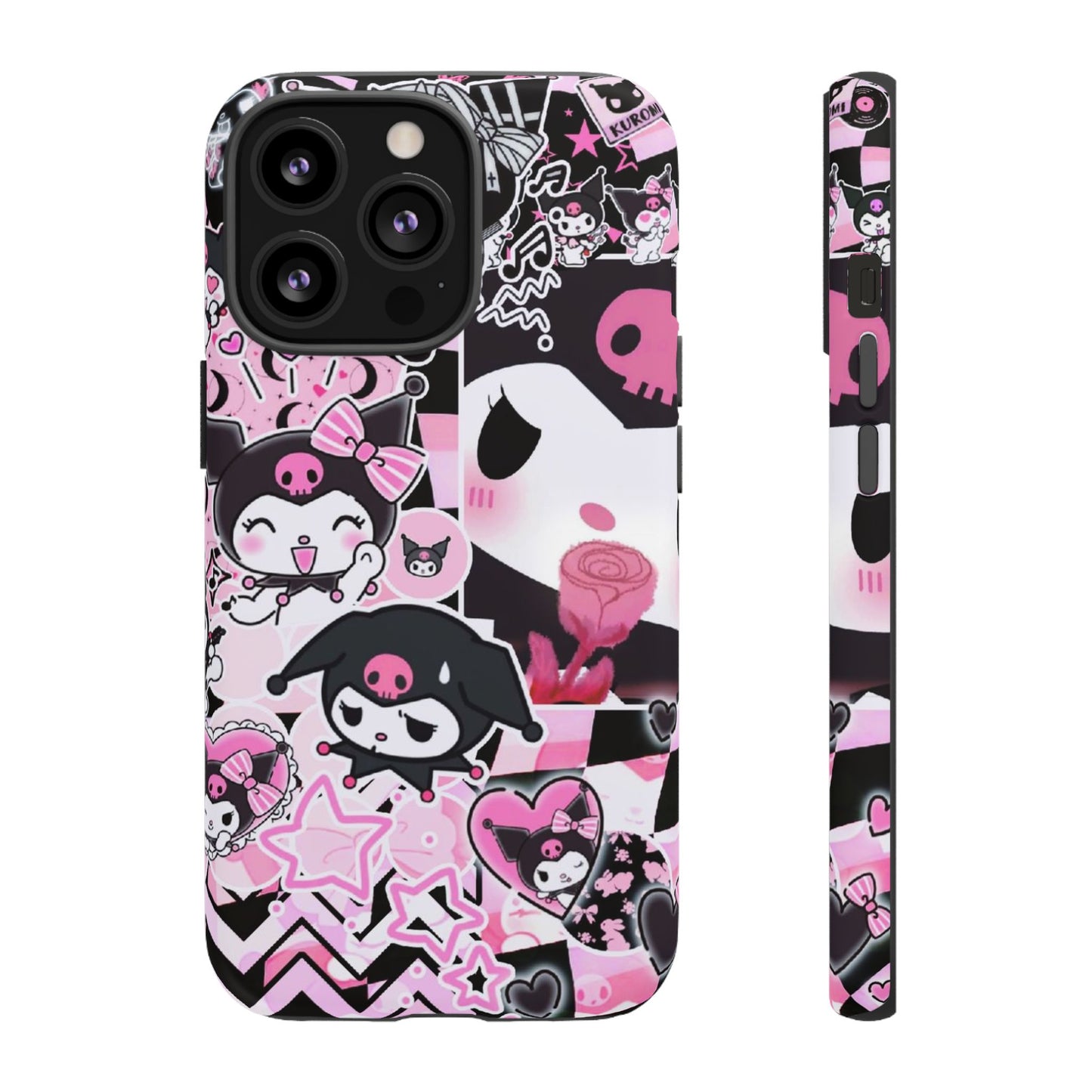 Kuromi Gothic Phone Case, Tough Phone Case, Kawaii Phone Cover, Unique Mobile Accessory, Gifts for Her Kuromi back to school purple kuromi