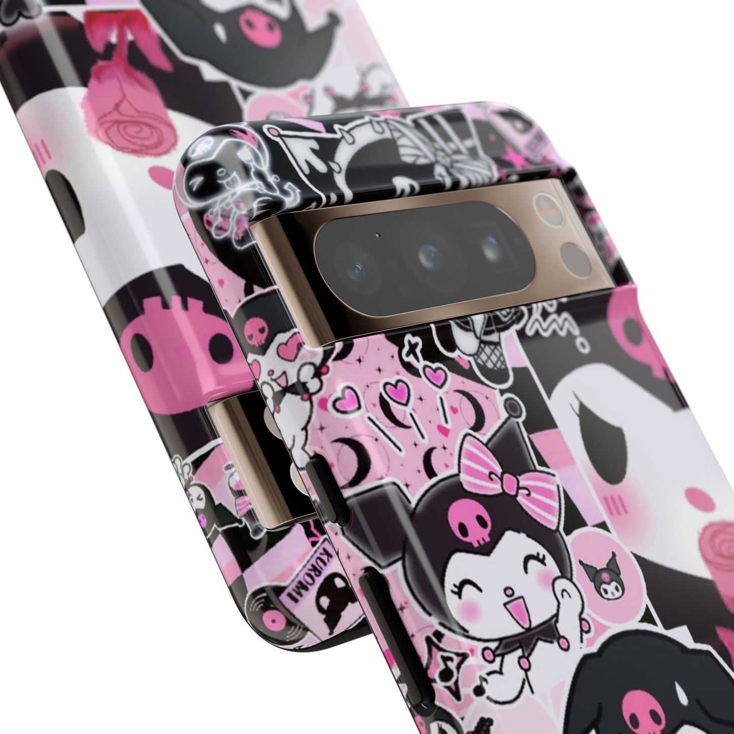 Kuromi Gothic Phone Case, Tough Phone Case, Kawaii Phone Cover, Unique Mobile Accessory, Gifts for Her Kuromi back to school purple kuromi