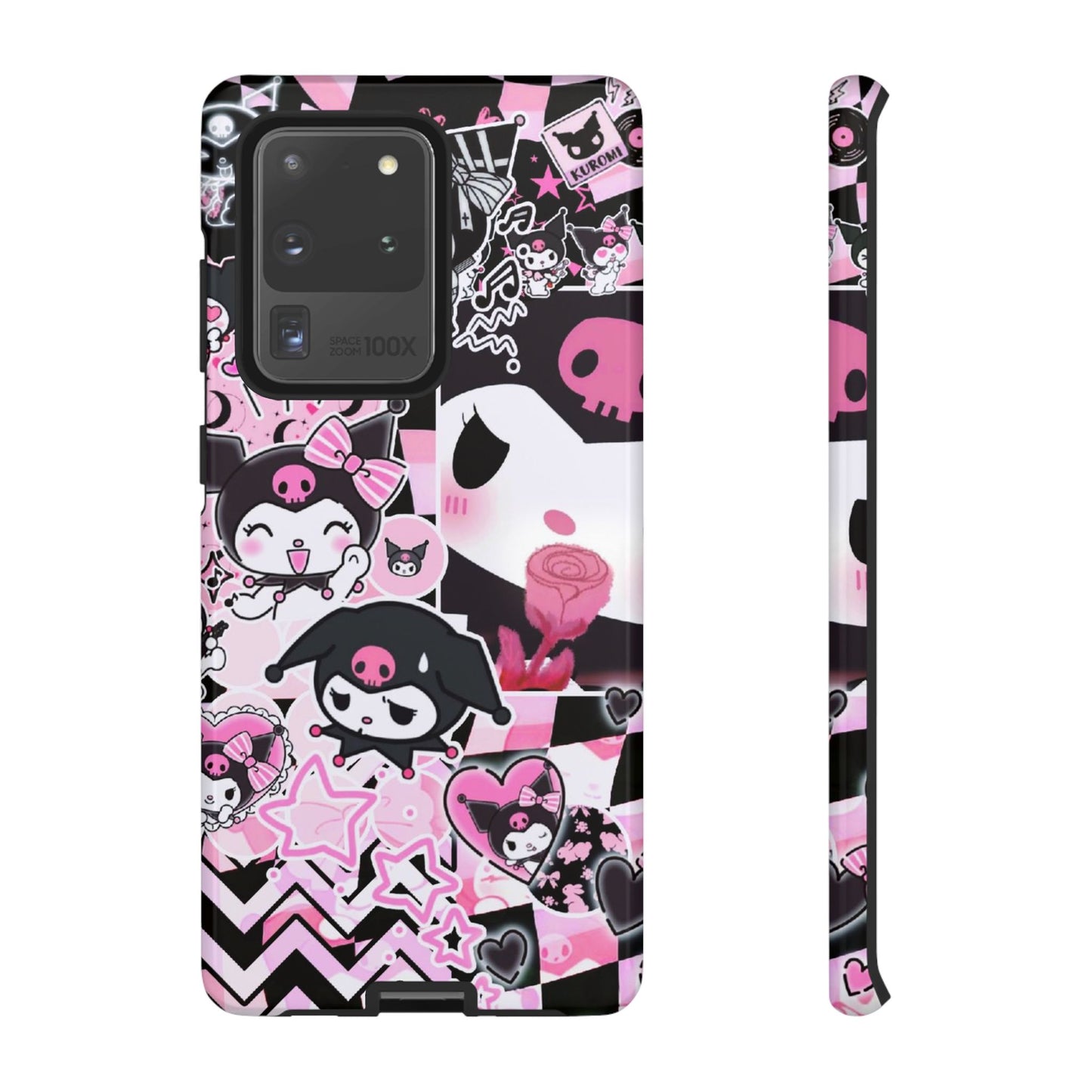 Kuromi Gothic Phone Case, Tough Phone Case, Kawaii Phone Cover, Unique Mobile Accessory, Gifts for Her Kuromi back to school purple kuromi