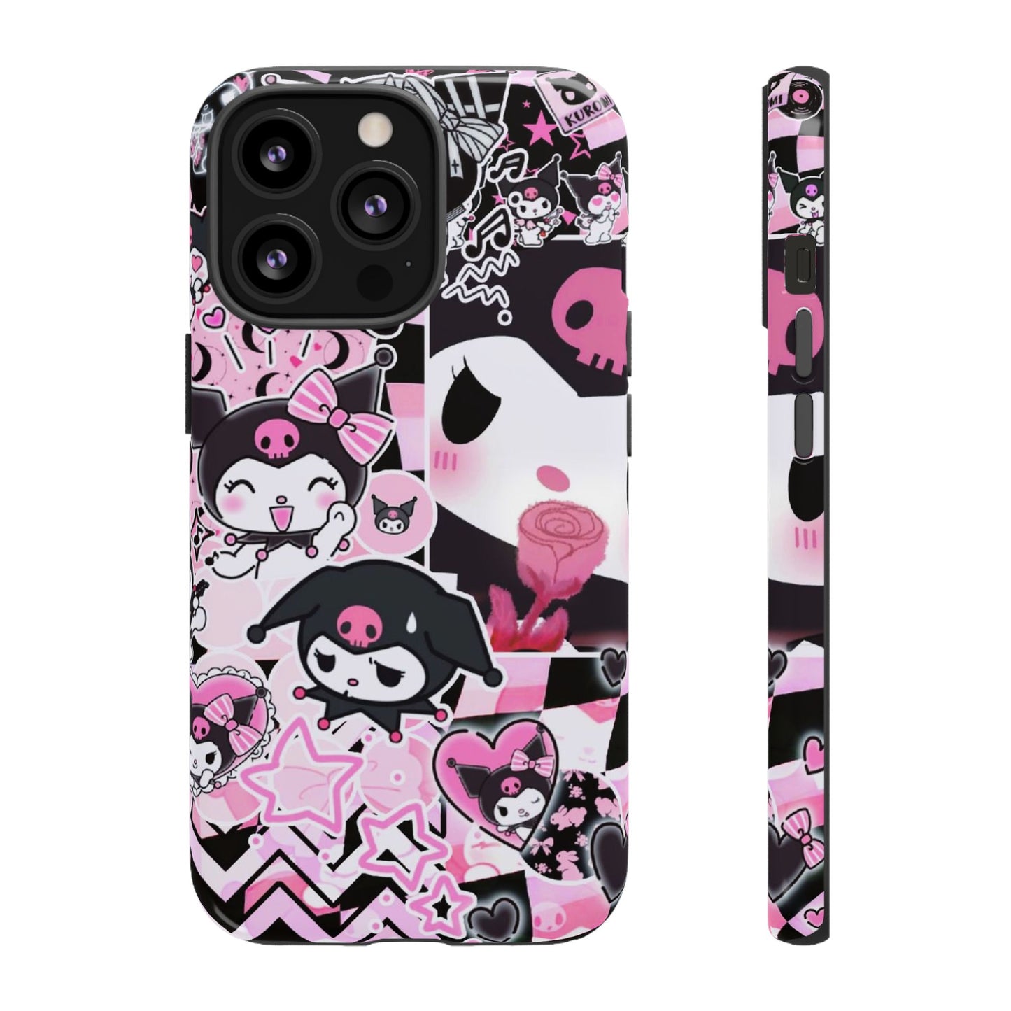 Kuromi Gothic Phone Case, Tough Phone Case, Kawaii Phone Cover, Unique Mobile Accessory, Gifts for Her Kuromi back to school purple kuromi