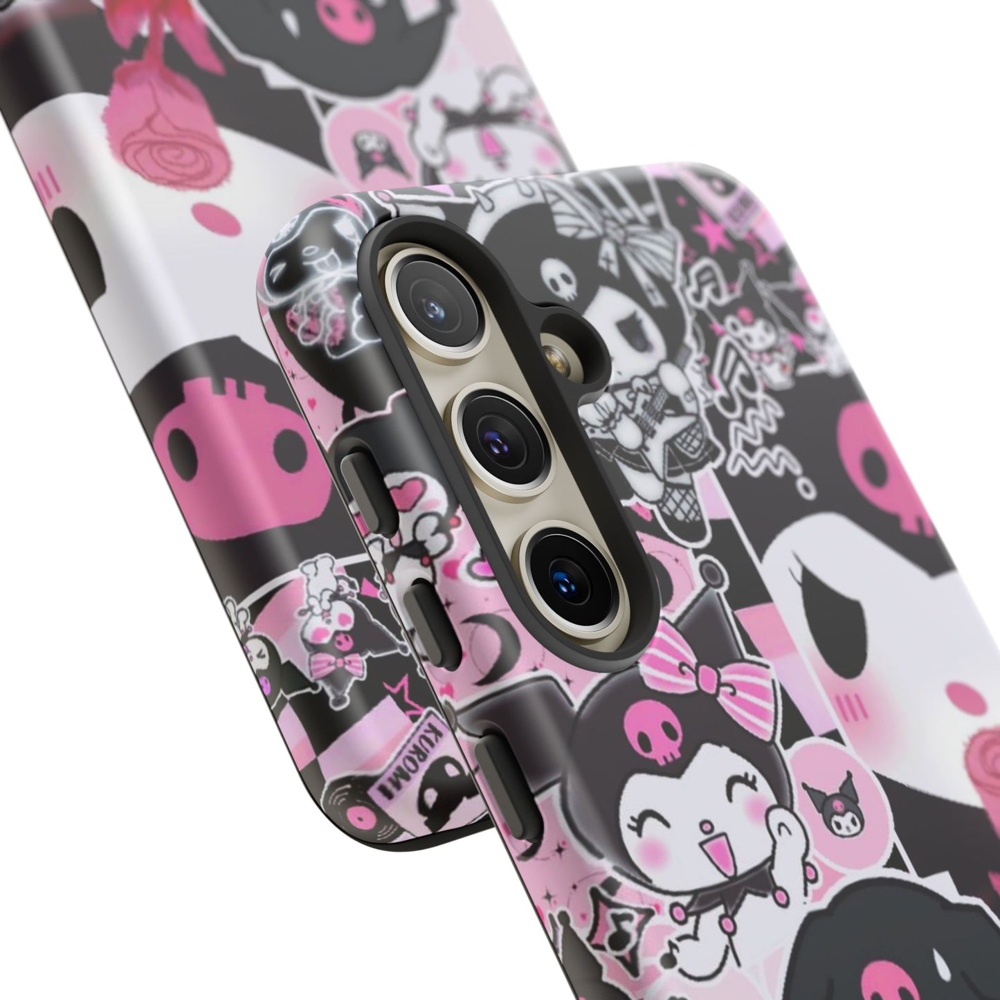 Kuromi Gothic Phone Case, Tough Phone Case, Kawaii Phone Cover, Unique Mobile Accessory, Gifts for Her Kuromi back to school purple kuromi