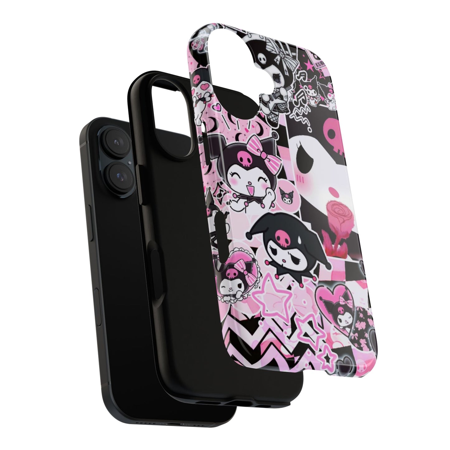 Kuromi Gothic Phone Case, Tough Phone Case, Kawaii Phone Cover, Unique Mobile Accessory, Gifts for Her Kuromi back to school purple kuromi