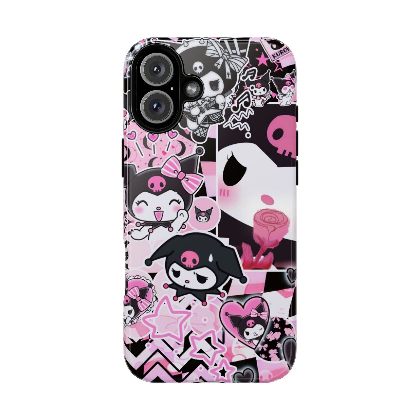 Kuromi Gothic Phone Case, Tough Phone Case, Kawaii Phone Cover, Unique Mobile Accessory, Gifts for Her Kuromi back to school purple kuromi