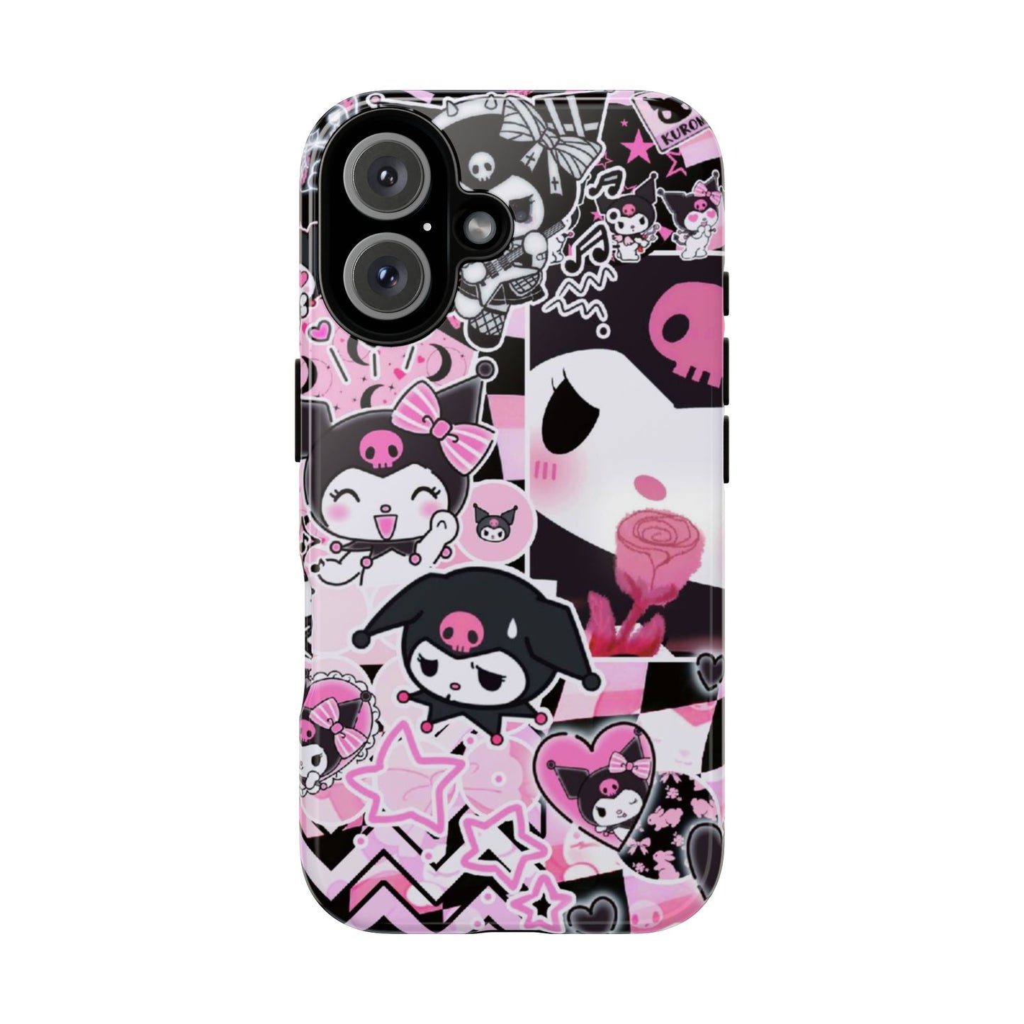 Kuromi Gothic Phone Case, Tough Phone Case, Kawaii Phone Cover, Unique Mobile Accessory, Gifts for Her Kuromi back to school purple kuromi