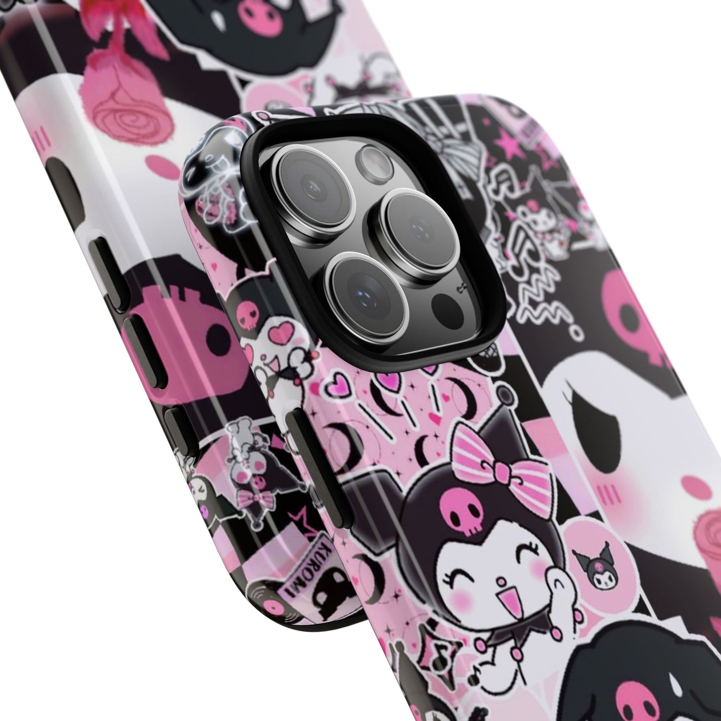Kuromi Gothic Phone Case, Tough Phone Case, Kawaii Phone Cover, Unique Mobile Accessory, Gifts for Her Kuromi back to school purple kuromi