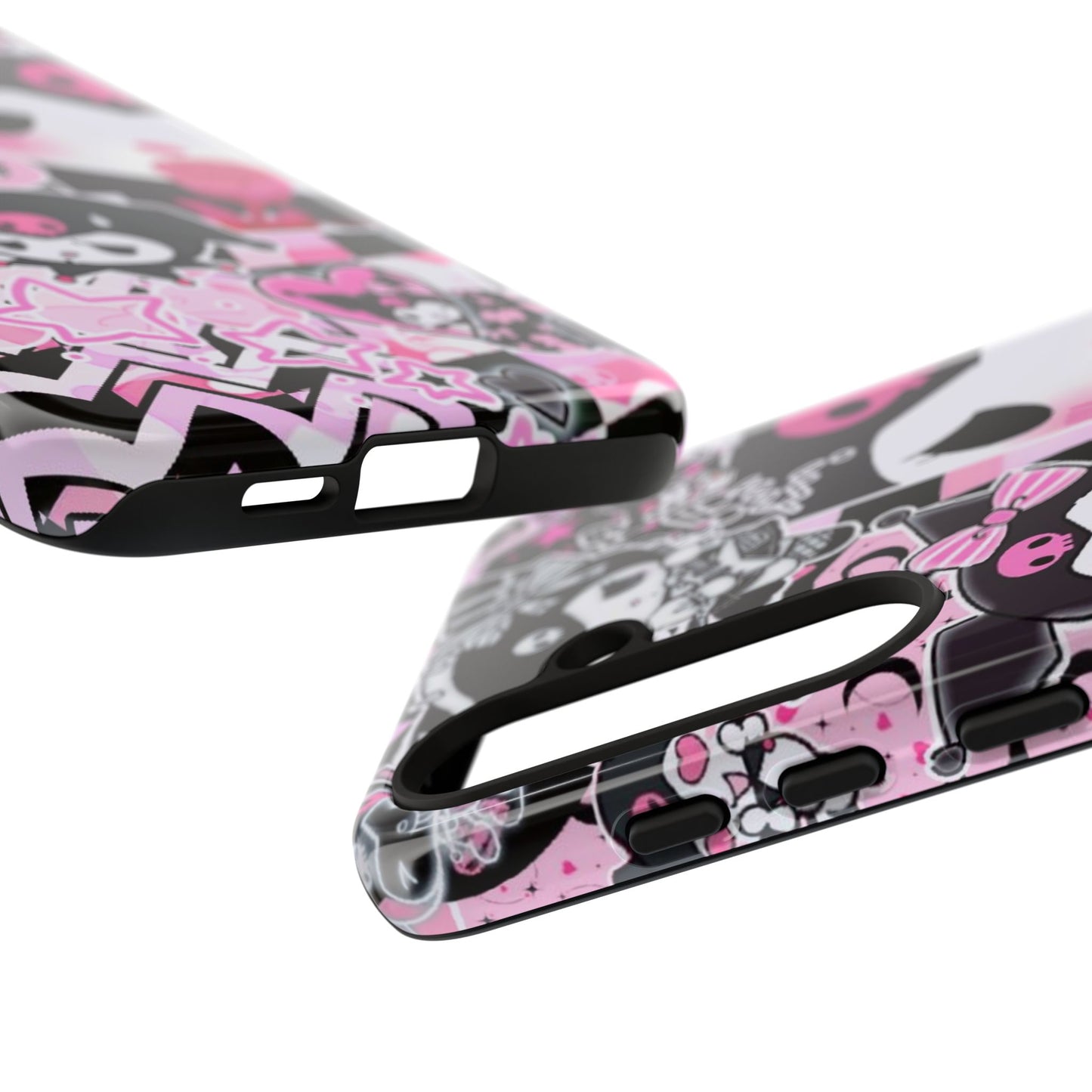 Kuromi Gothic Phone Case, Tough Phone Case, Kawaii Phone Cover, Unique Mobile Accessory, Gifts for Her Kuromi back to school purple kuromi
