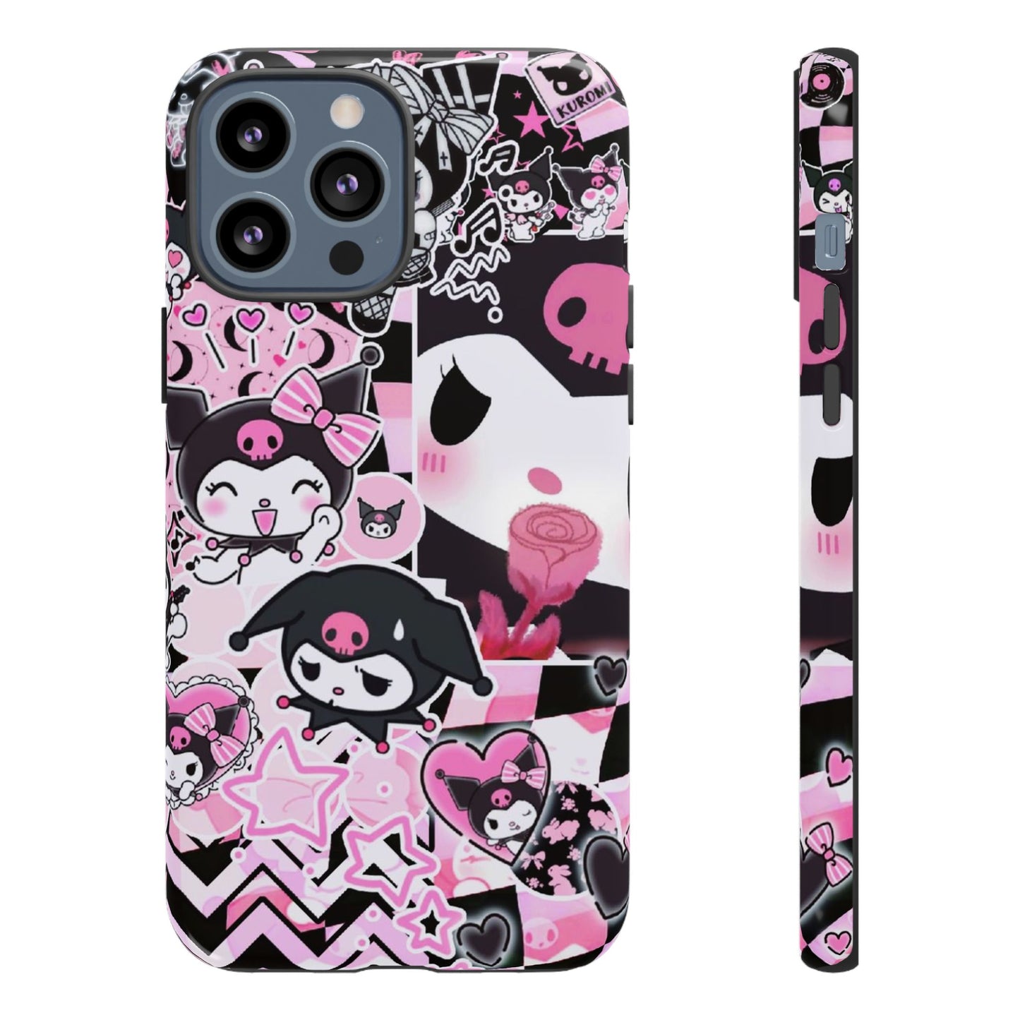 Kuromi Gothic Phone Case, Tough Phone Case, Kawaii Phone Cover, Unique Mobile Accessory, Gifts for Her Kuromi back to school purple kuromi
