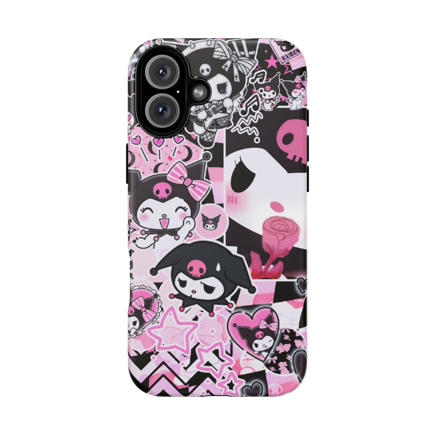 Kuromi Gothic Phone Case, Tough Phone Case, Kawaii Phone Cover, Unique Mobile Accessory, Gifts for Her Kuromi back to school purple kuromi