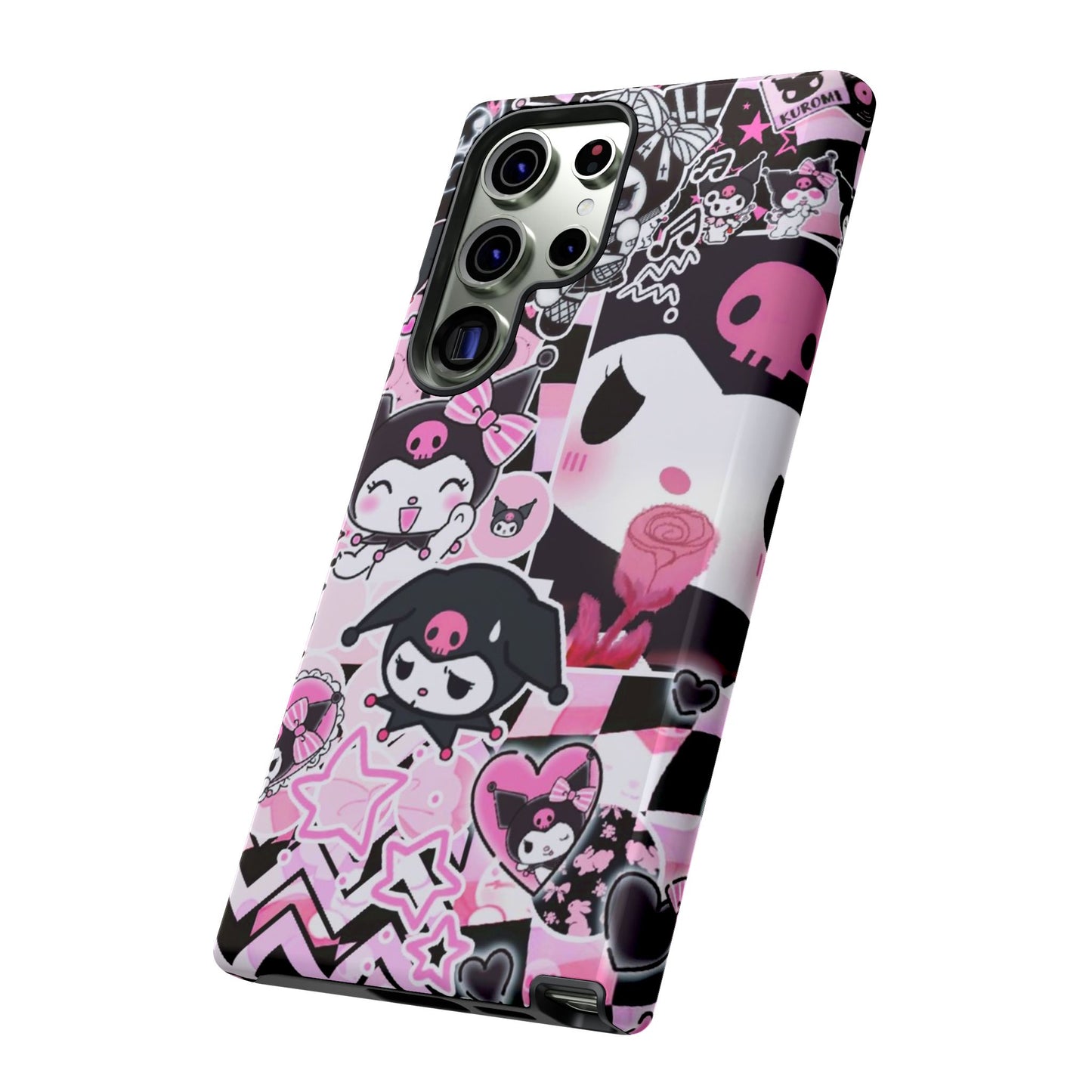 Kuromi Gothic Phone Case, Tough Phone Case, Kawaii Phone Cover, Unique Mobile Accessory, Gifts for Her Kuromi back to school purple kuromi