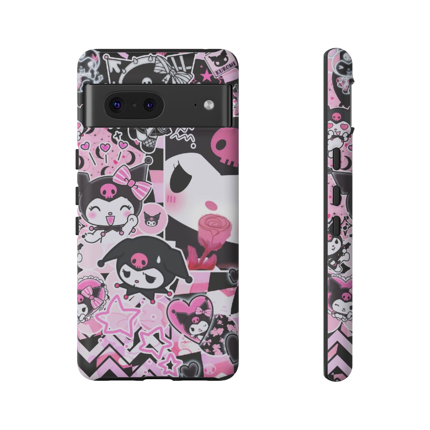 Kuromi Gothic Phone Case, Tough Phone Case, Kawaii Phone Cover, Unique Mobile Accessory, Gifts for Her Kuromi back to school purple kuromi