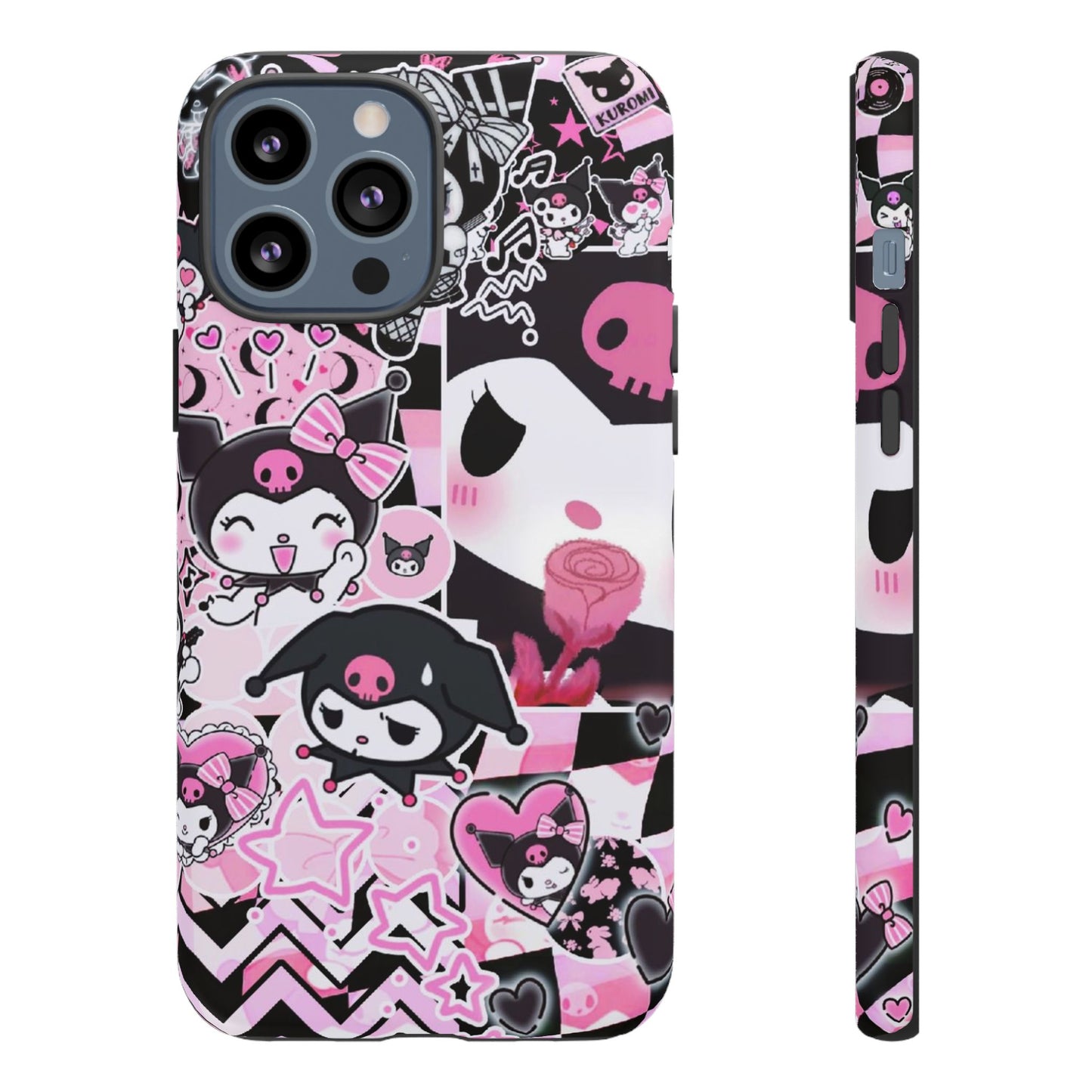 Kuromi Gothic Phone Case, Tough Phone Case, Kawaii Phone Cover, Unique Mobile Accessory, Gifts for Her Kuromi back to school purple kuromi