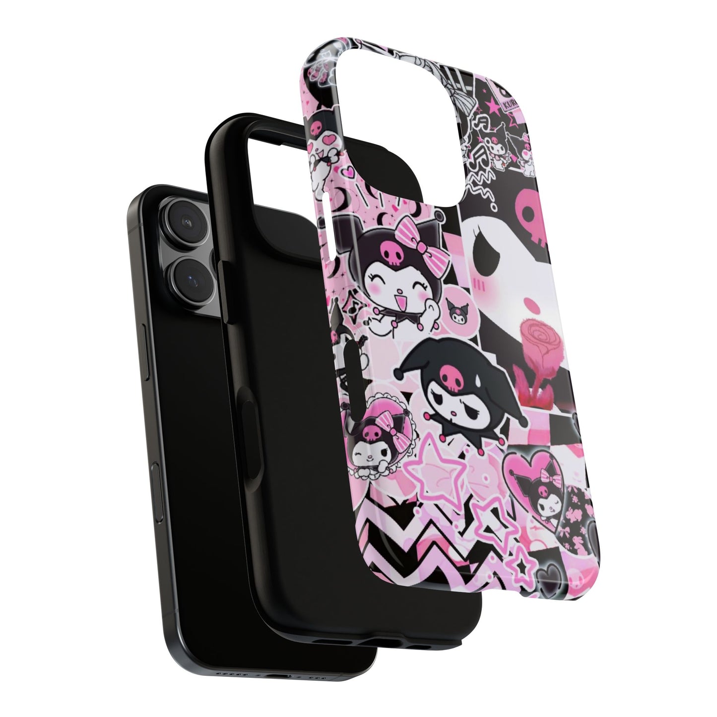 Kuromi Gothic Phone Case, Tough Phone Case, Kawaii Phone Cover, Unique Mobile Accessory, Gifts for Her Kuromi back to school purple kuromi